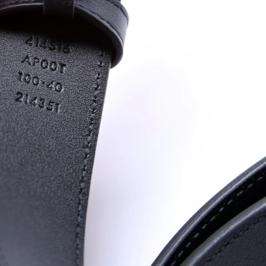 414516 GG Marmont Belt Size 100/40 Black - Image 4