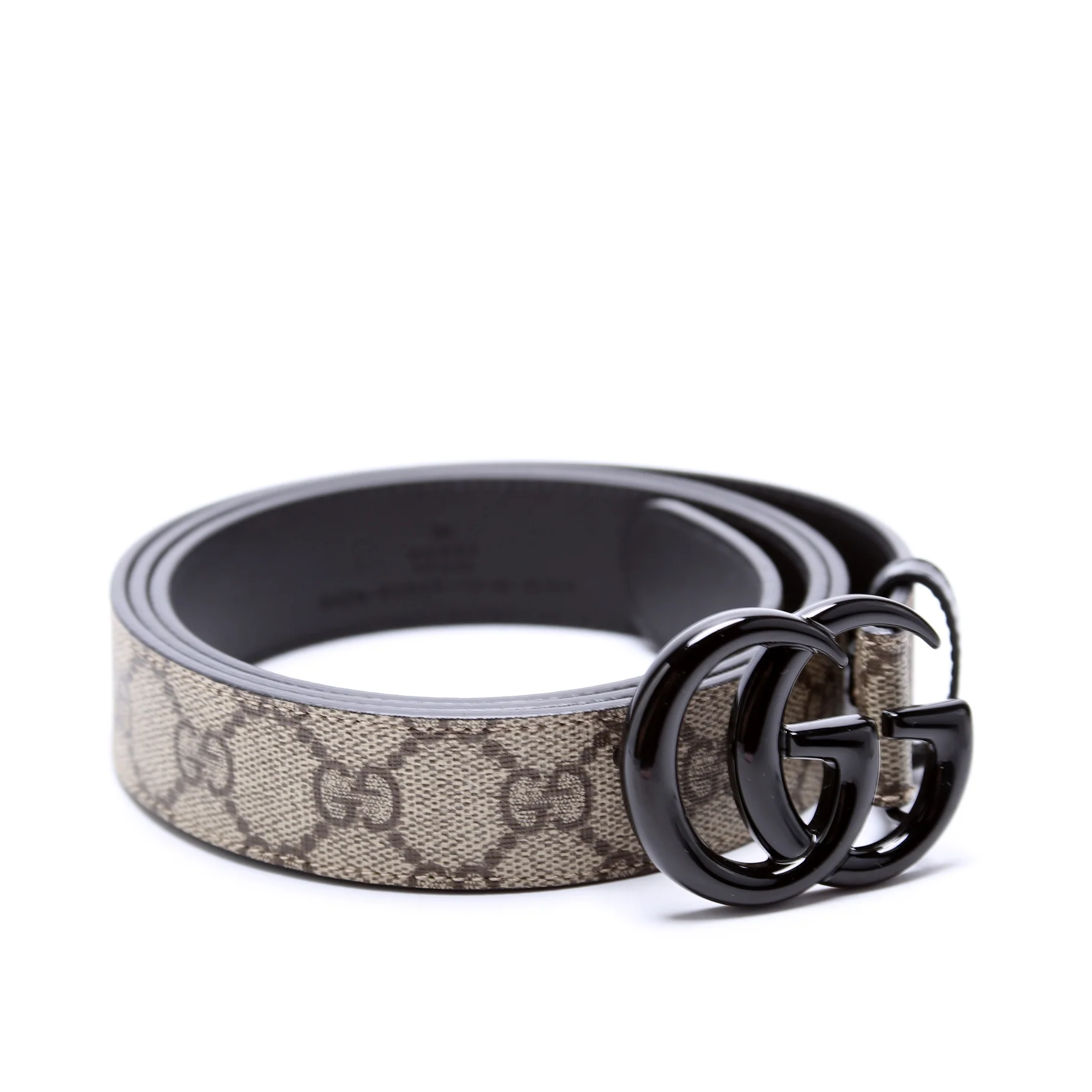 414516 GG Marmont Belt Size 115/46 Beige/Black - Image 2