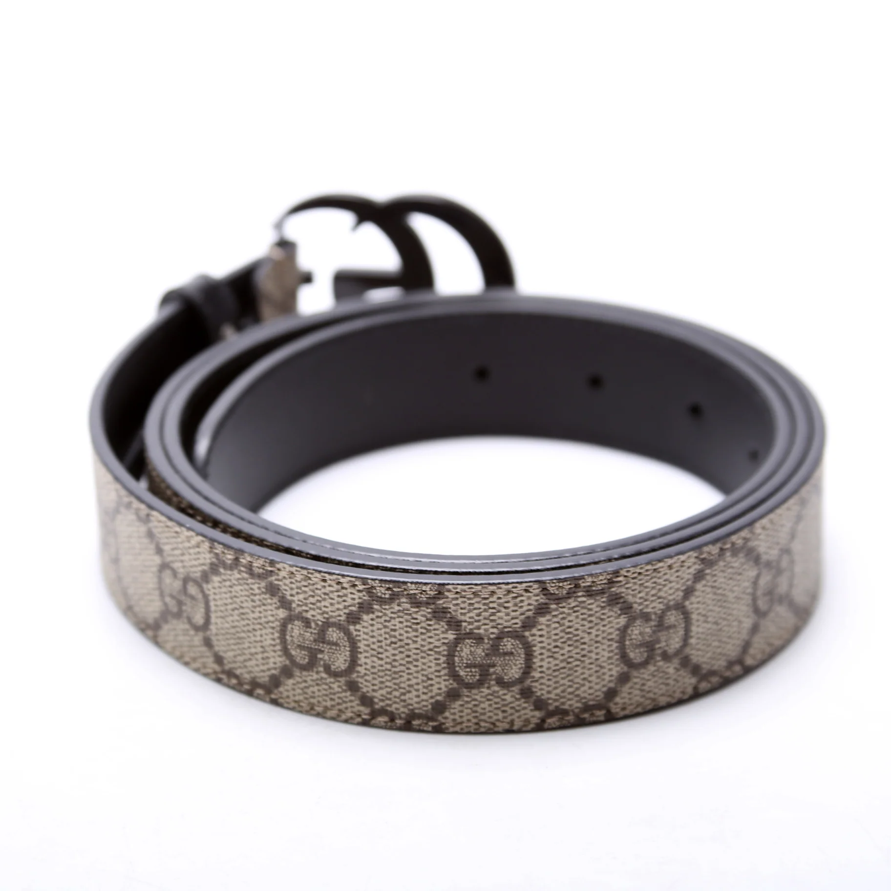 414516 GG Marmont Belt Size 115/46 Beige/Black - Image 3
