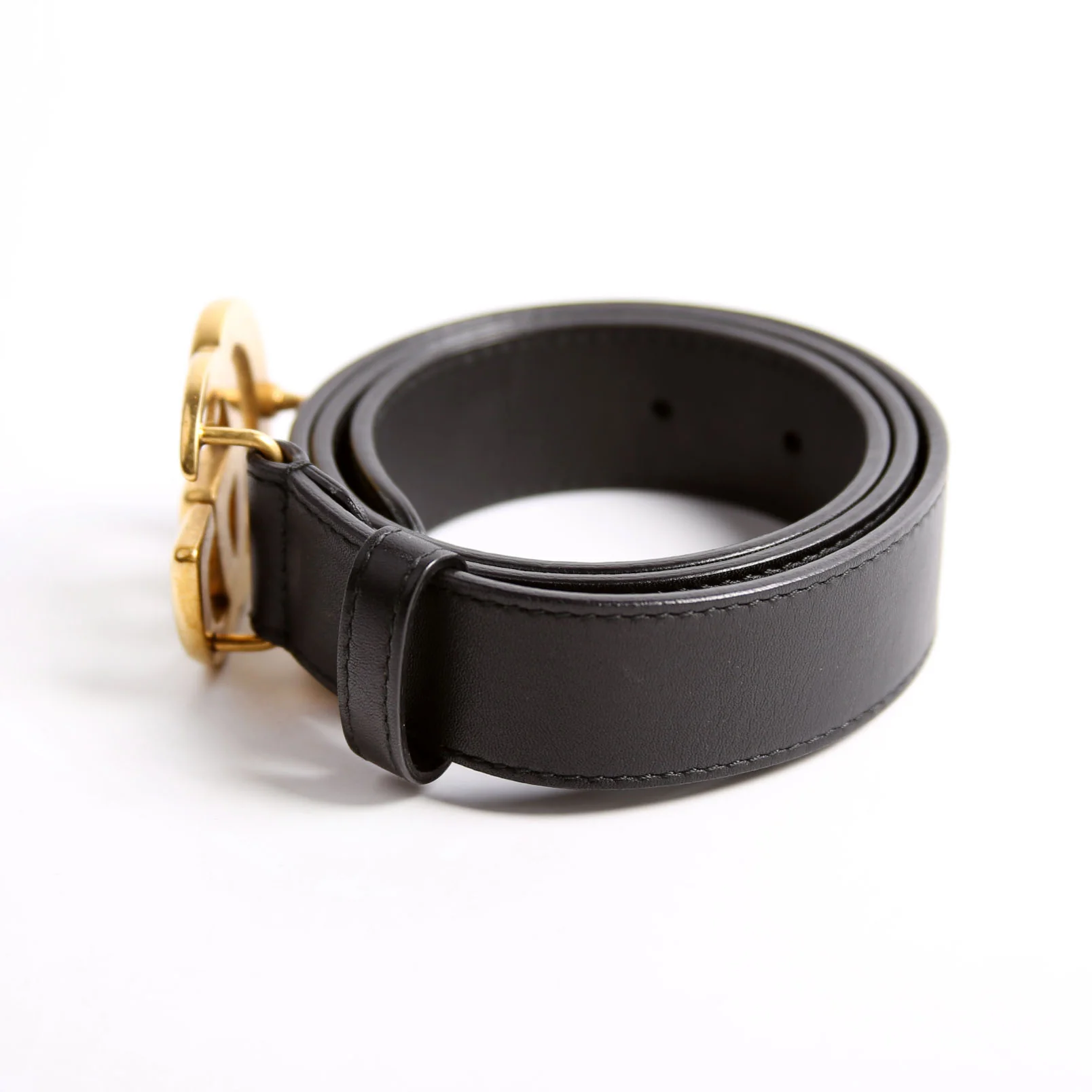 414516 GG Marmont Belt Size 75/30 Black - Image 2