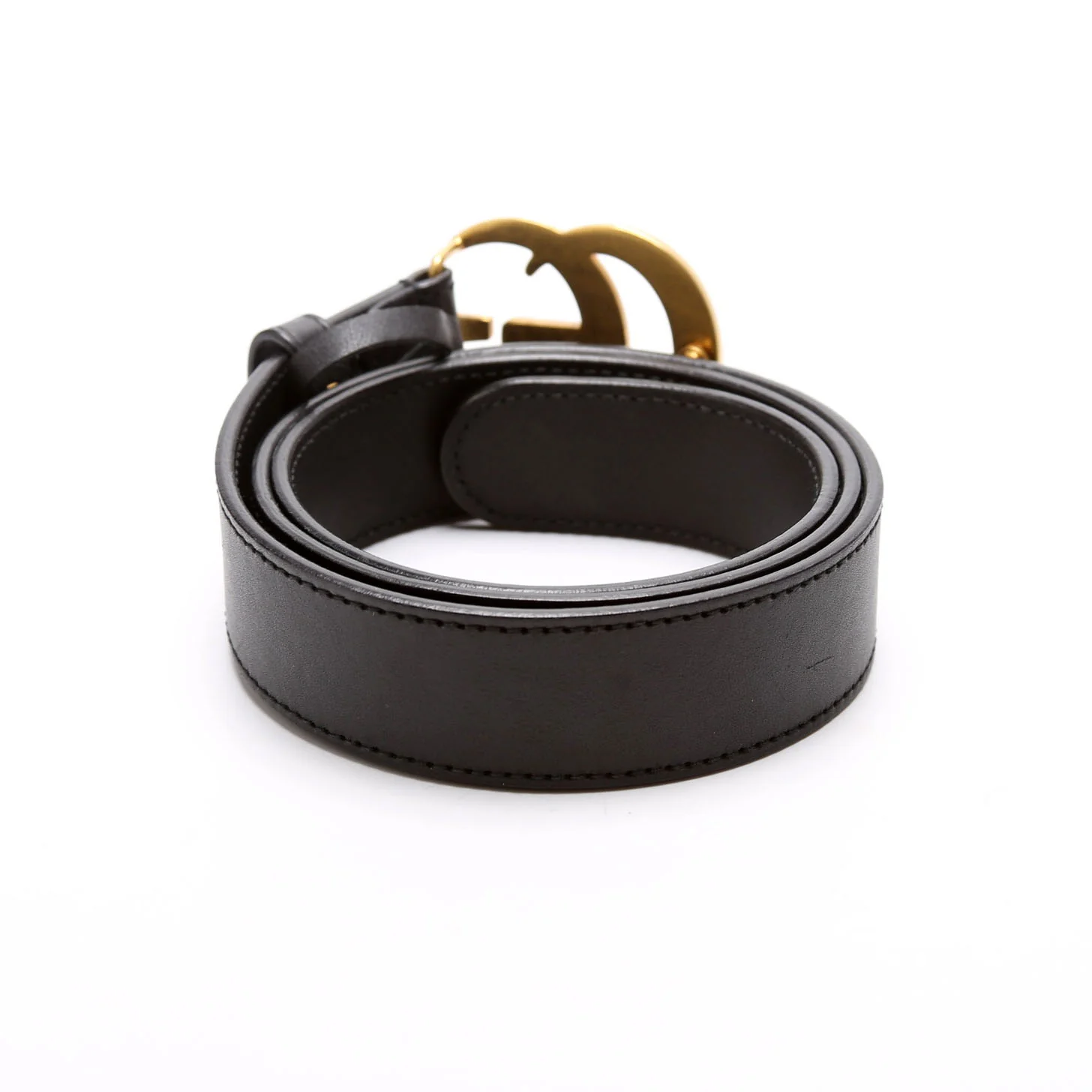 414516 GG Marmont Belt Size 80/32 Black - Image 3