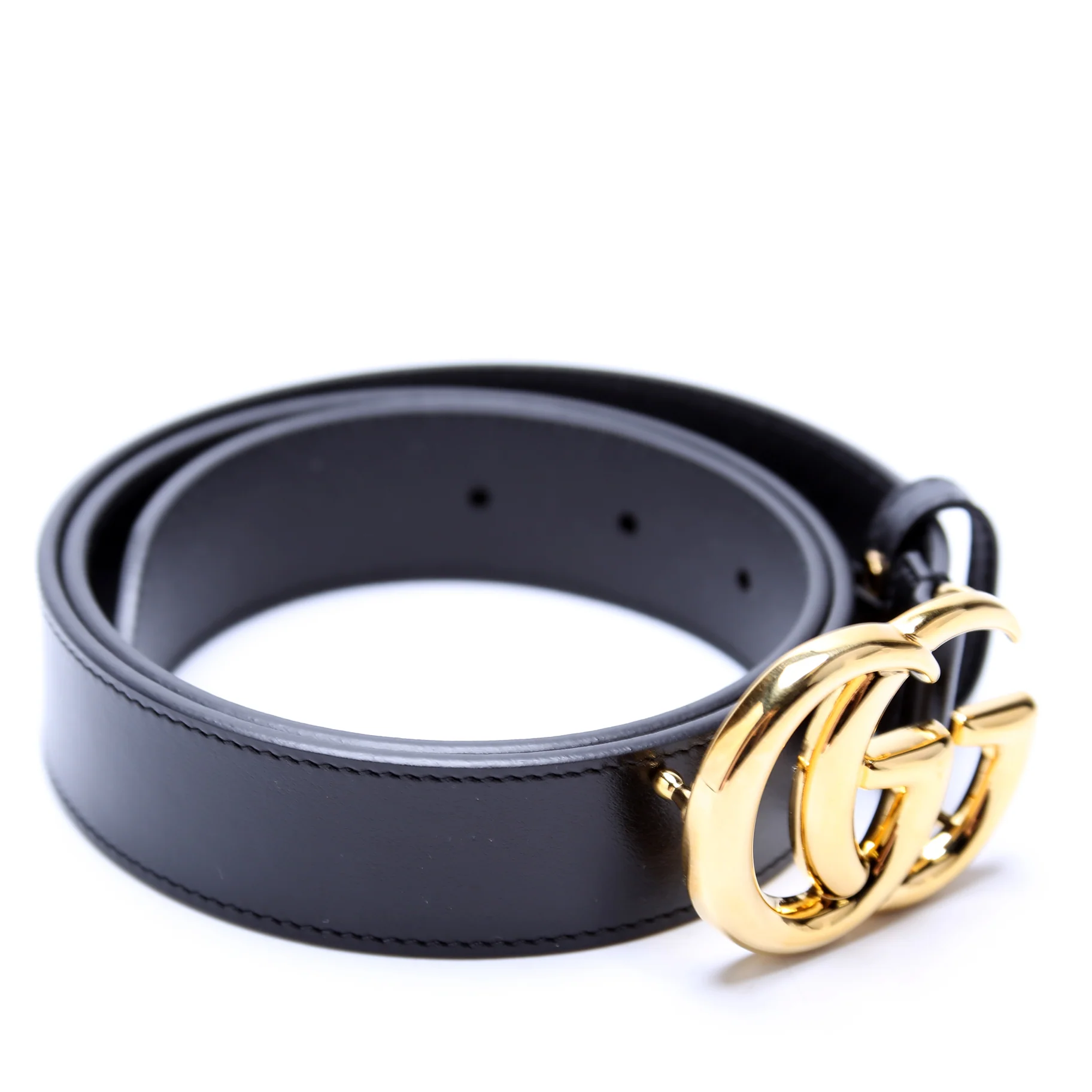 414516 GG Marmont Belt Size 80/32 Black - Image 2