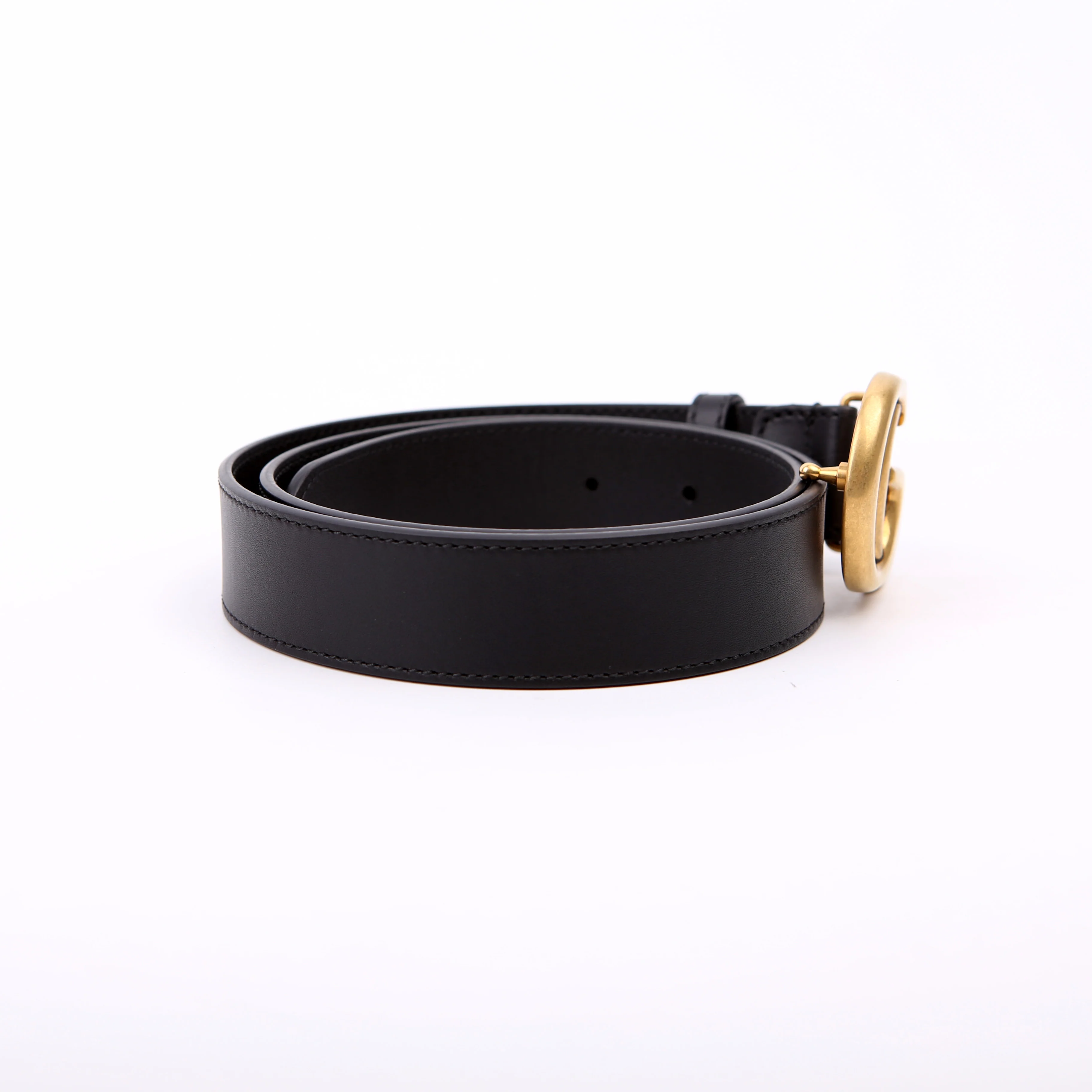 414516 GG Marmont Belt Size 80/32 Black - Image 2