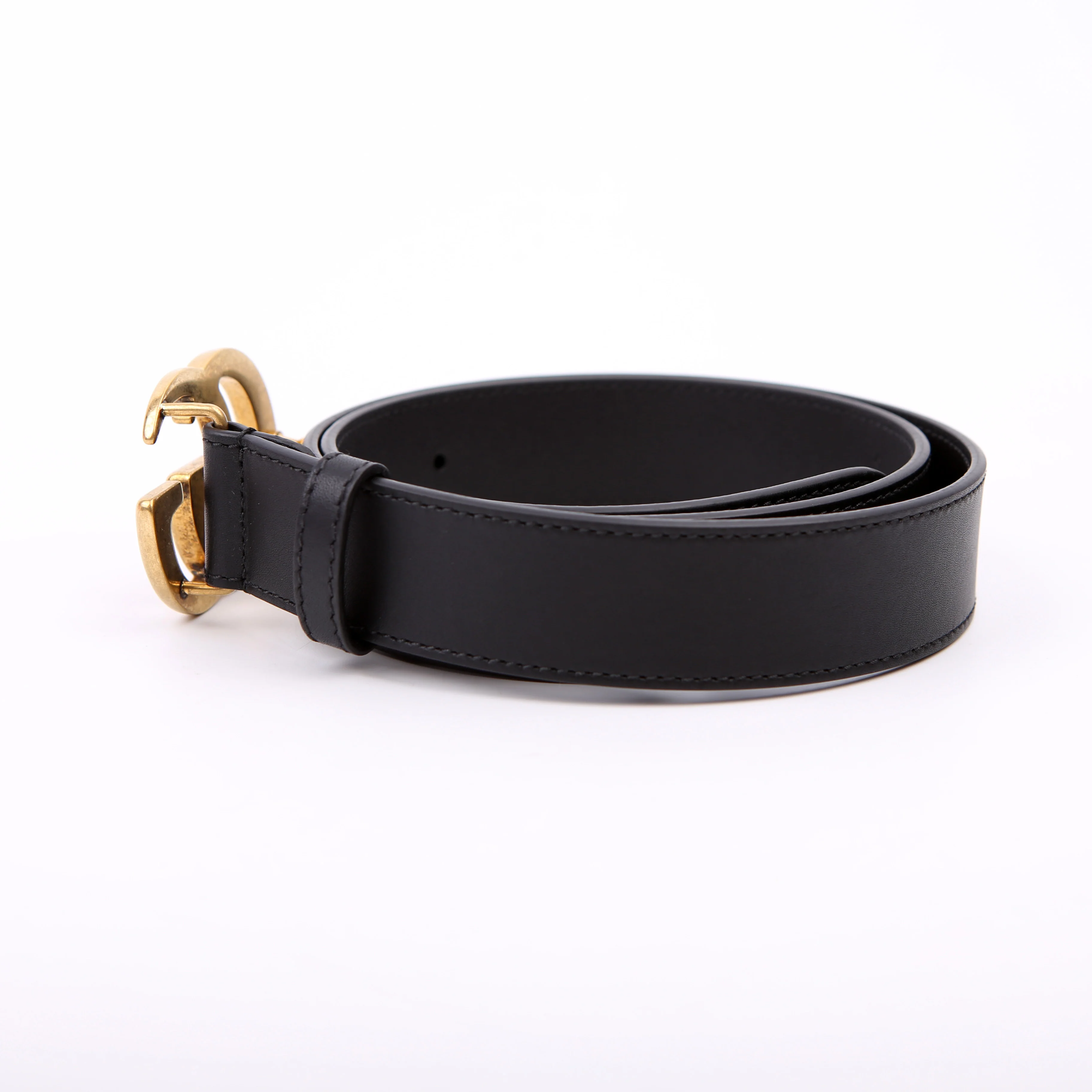414516 GG Marmont Belt Size 80/32 Black - Image 4