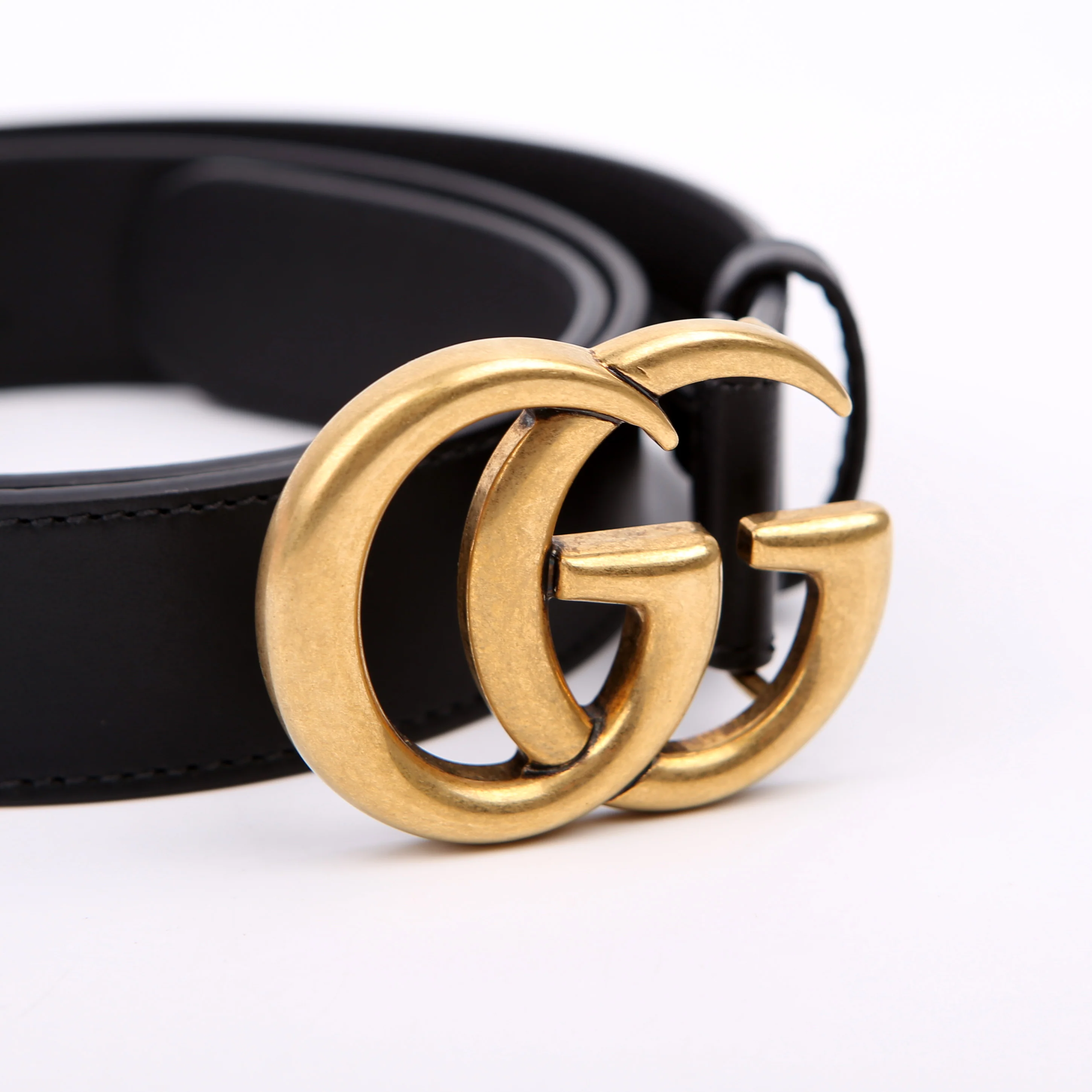 414516 GG Marmont Belt Size 80/32 Black - Image 5