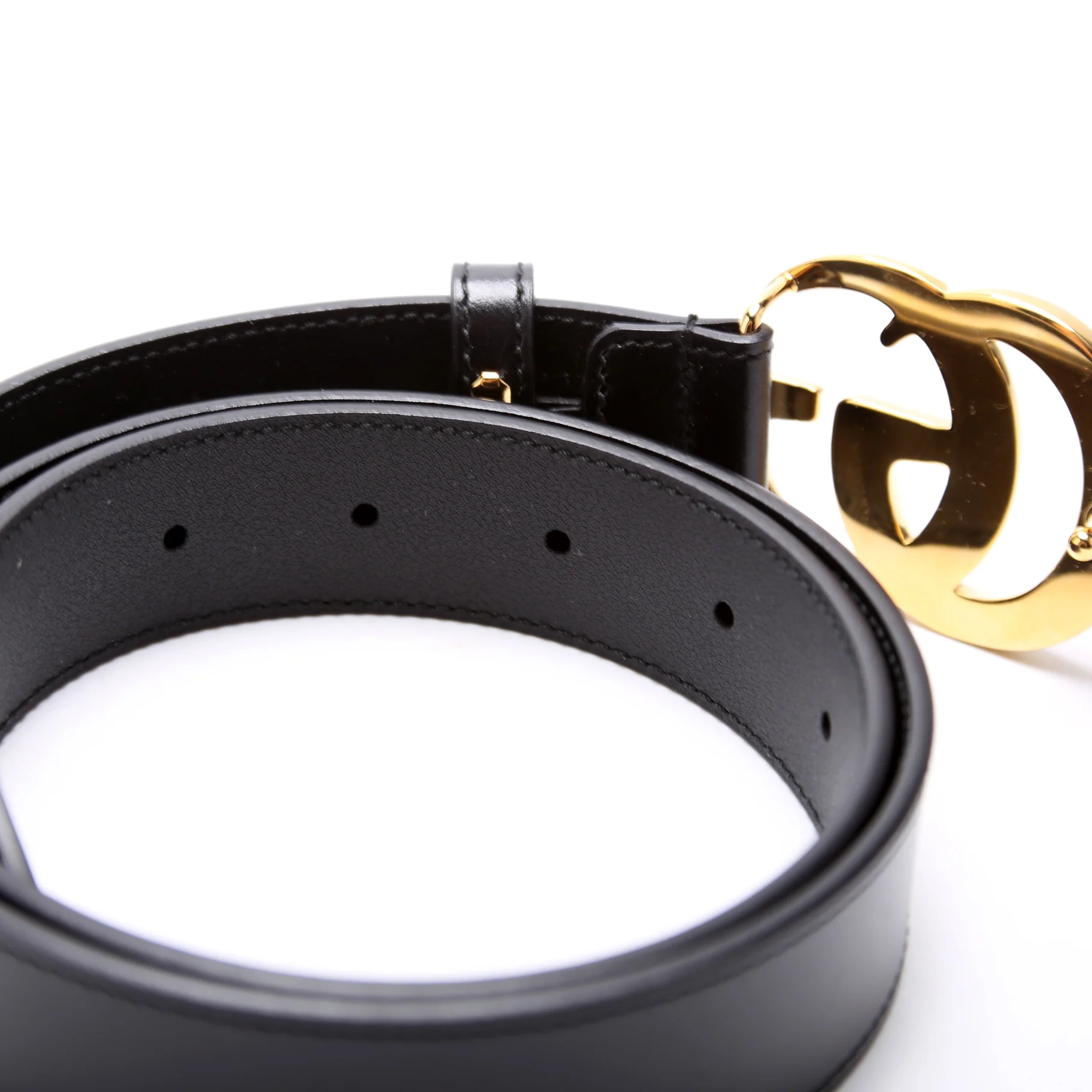 414516 GG Marmont Belt Size 80/32 Black - Image 3