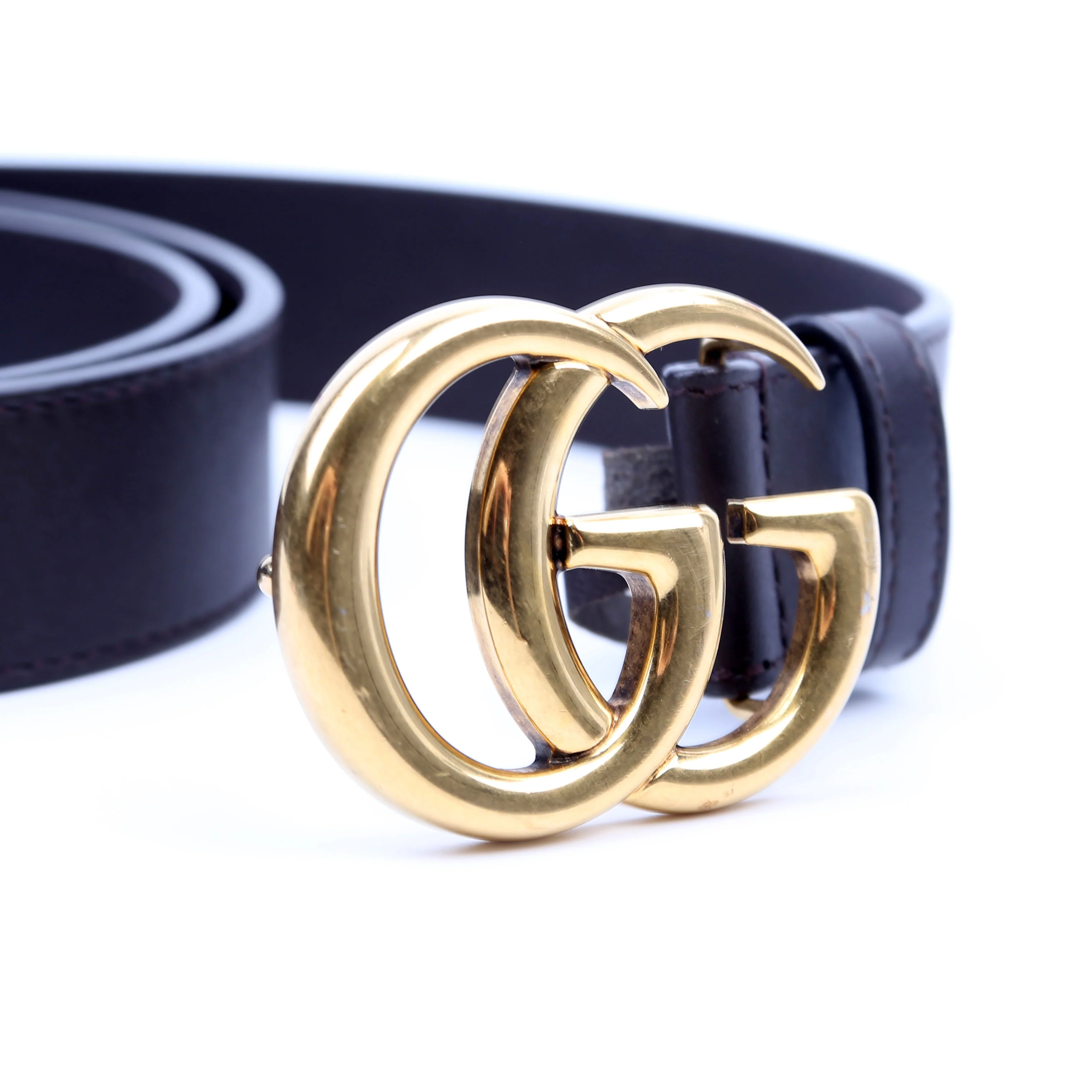 414516 GG Marmont Belt Size 80/32 Black - Image 6