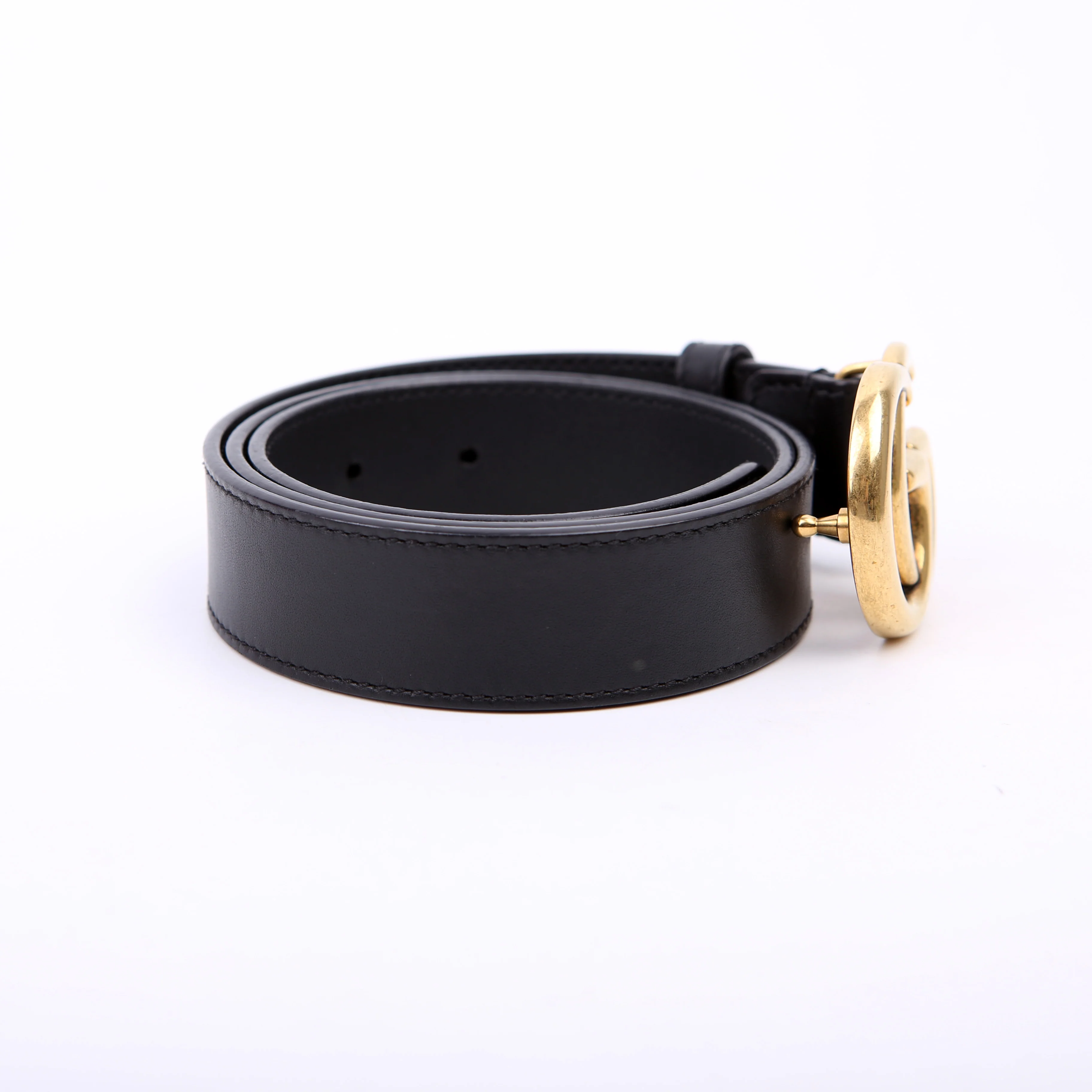 414516 GG Marmont Belt Size 80/32 Black - Image 2