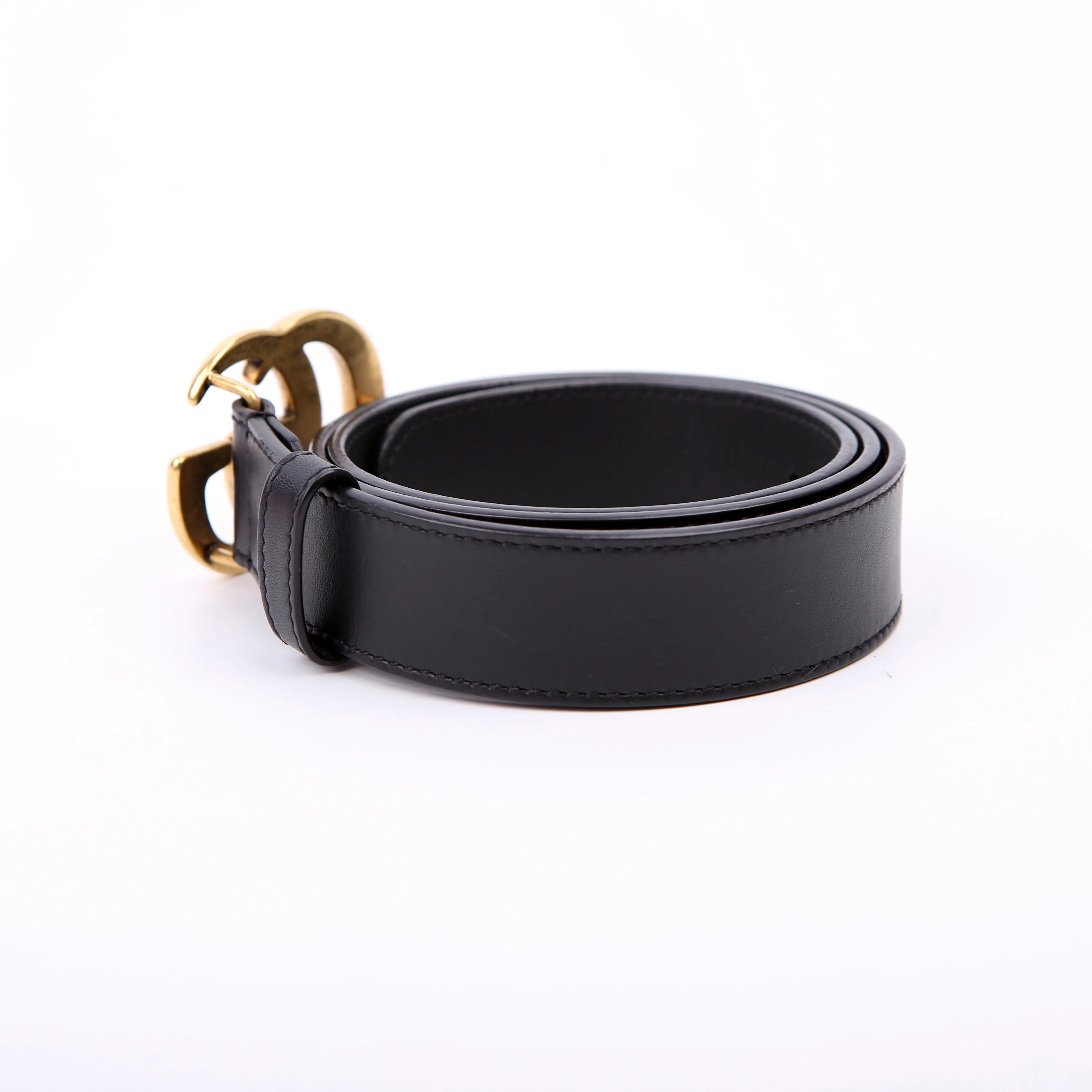414516 GG Marmont Belt Size 80/32 Black - Image 4