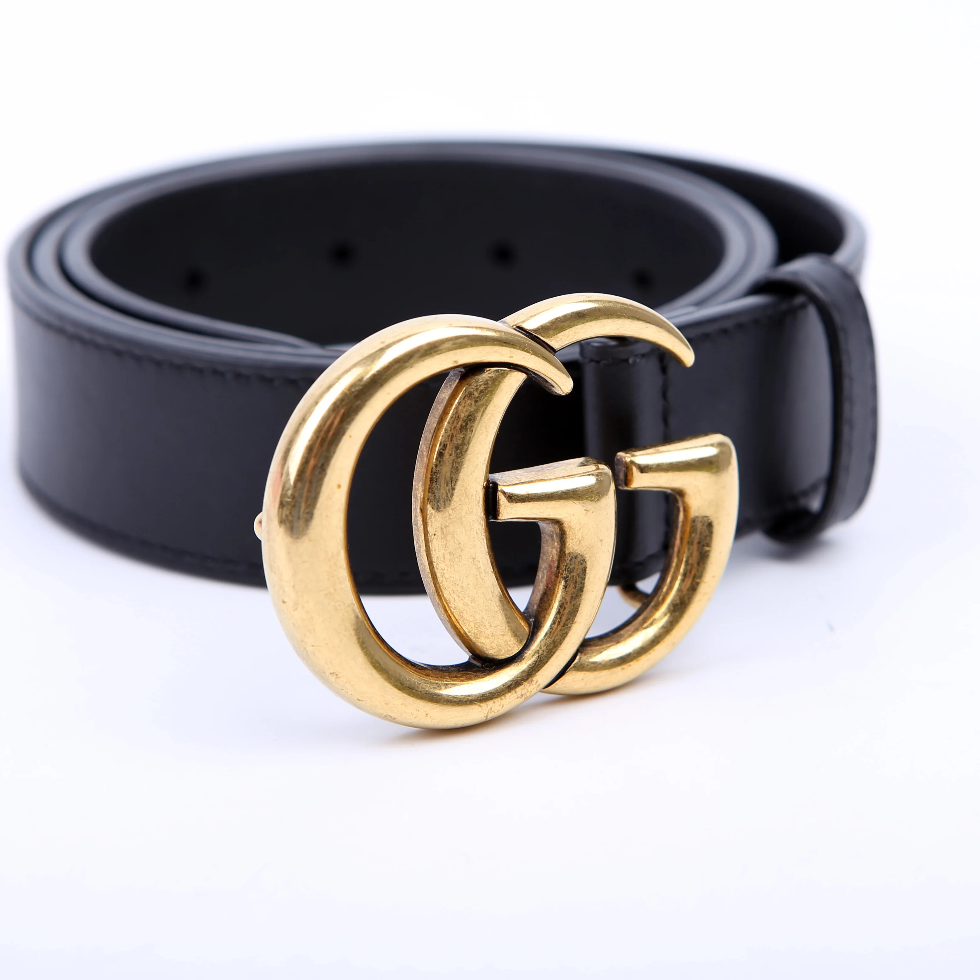 414516 GG Marmont Belt Size 80/32 Black - Image 5