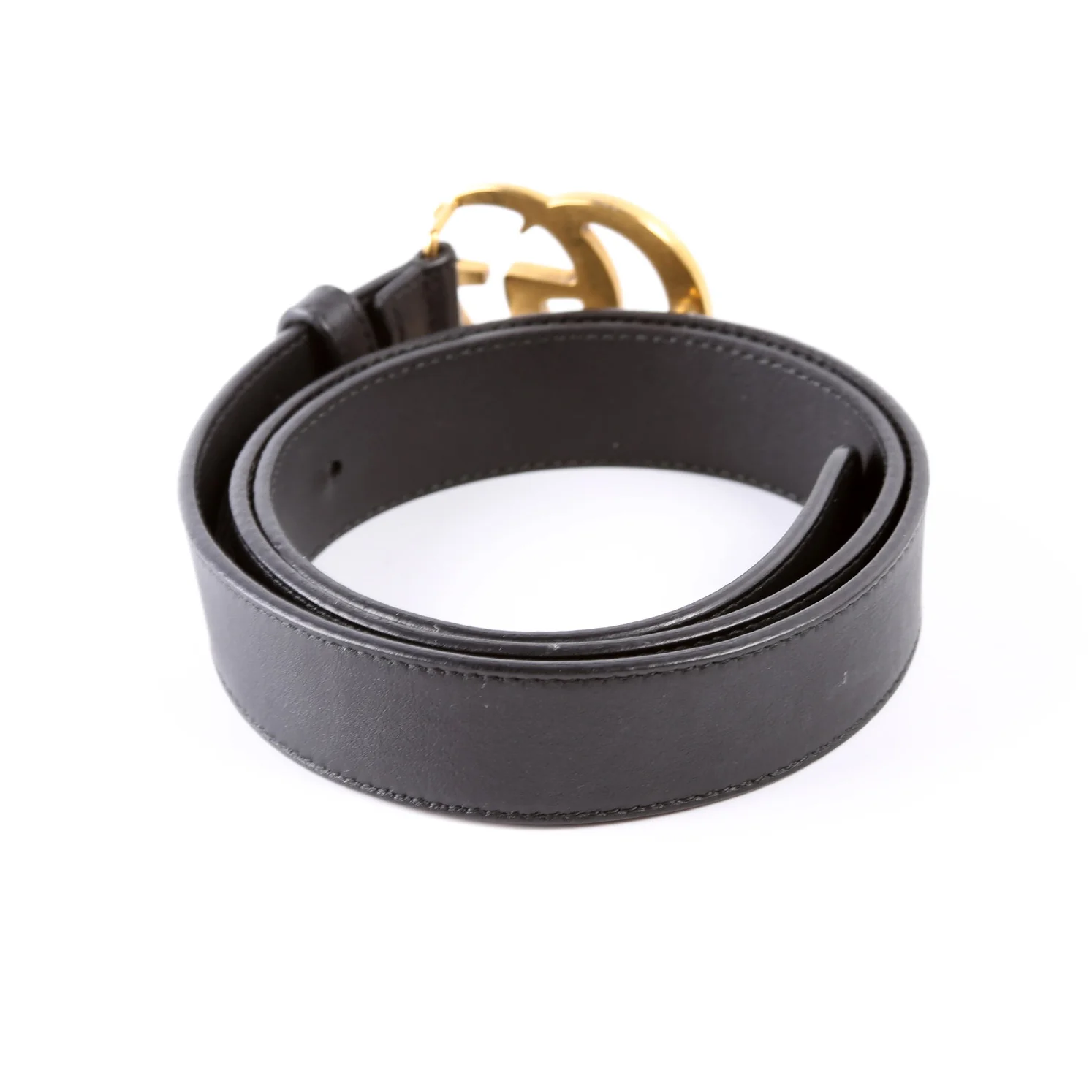 414516 GG Marmont Belt Size 85/34 Black - Image 3