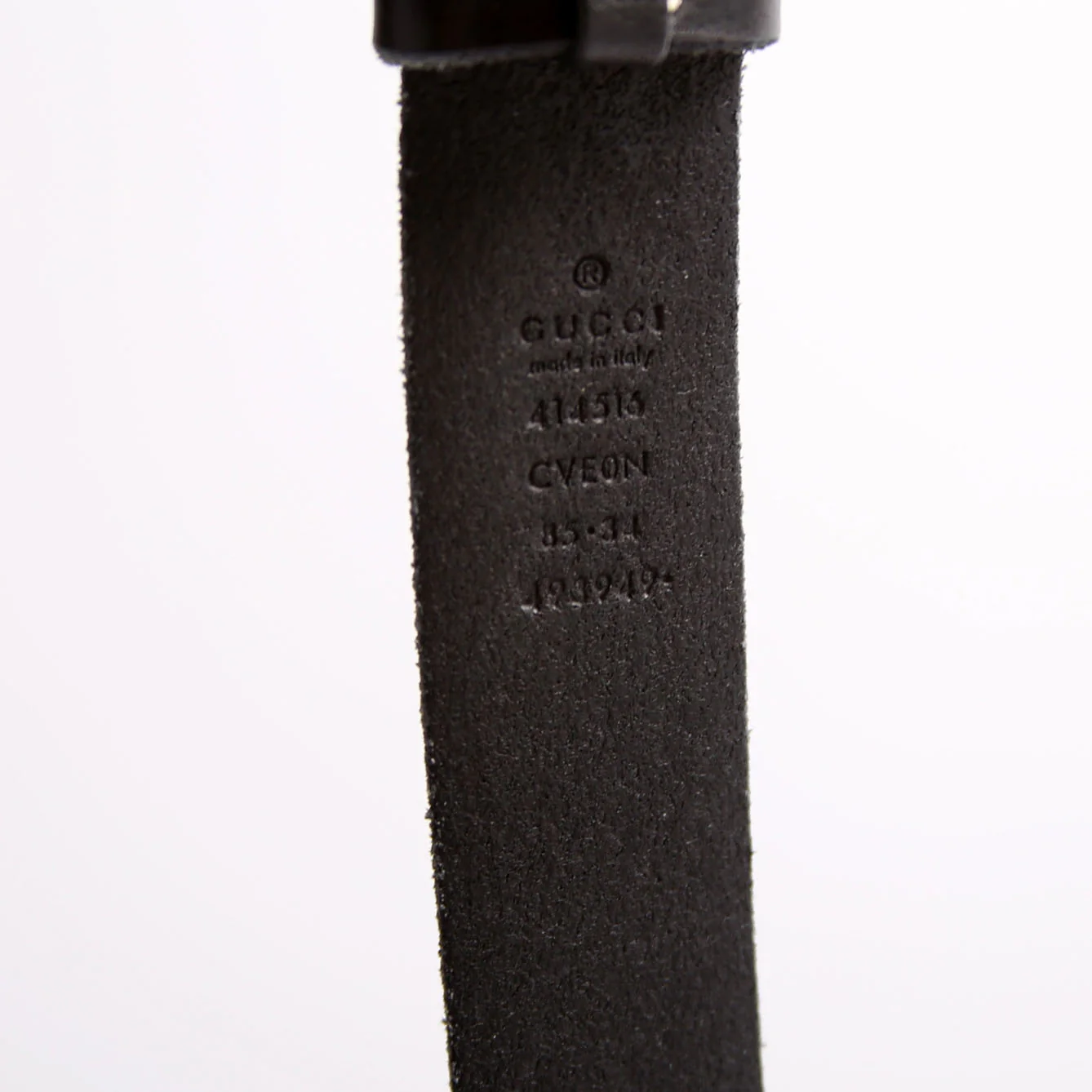 414516 GG Marmont Belt Size 85/34 Black - Image 5