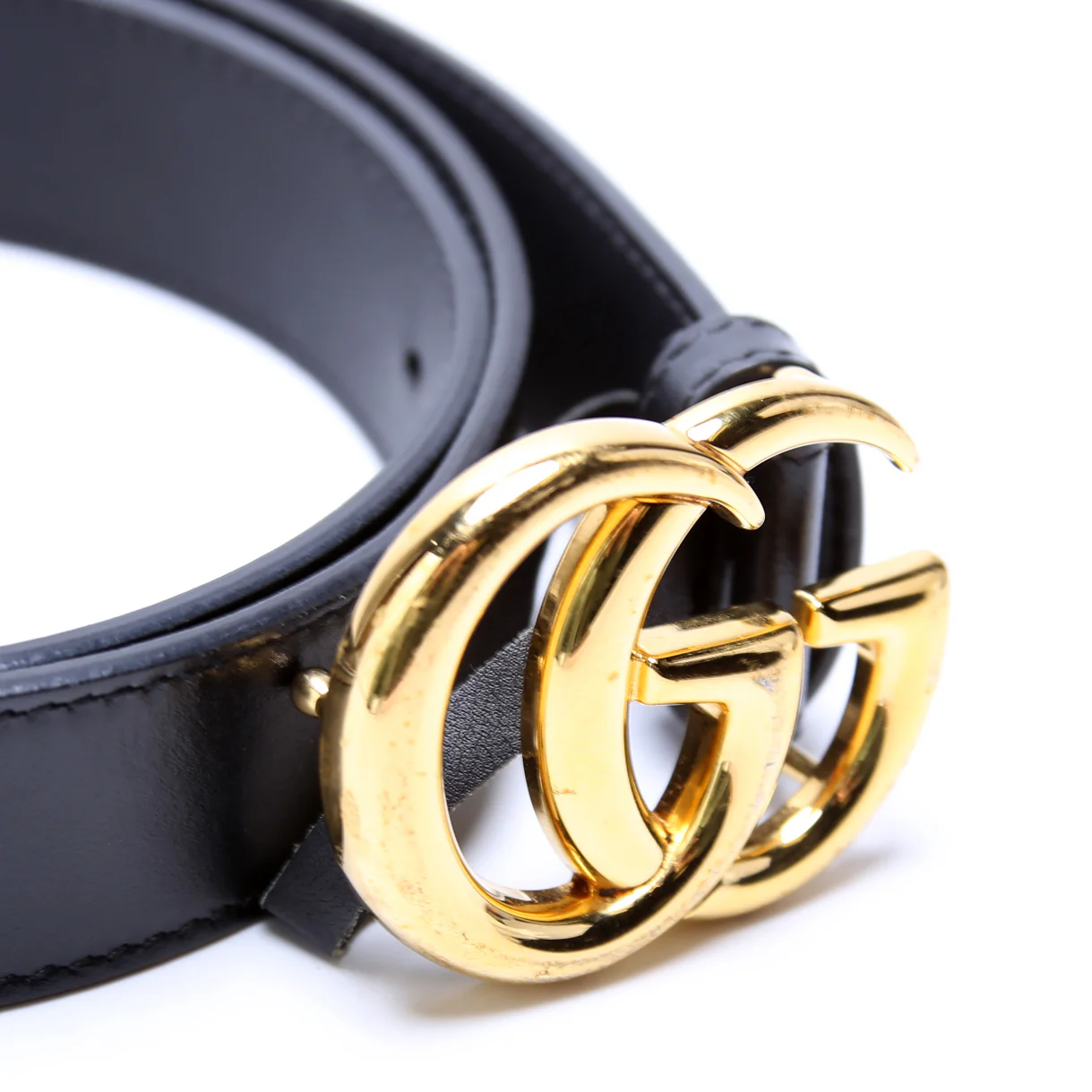 414516 GG Marmont Belt Size 85/34 Black - Image 3