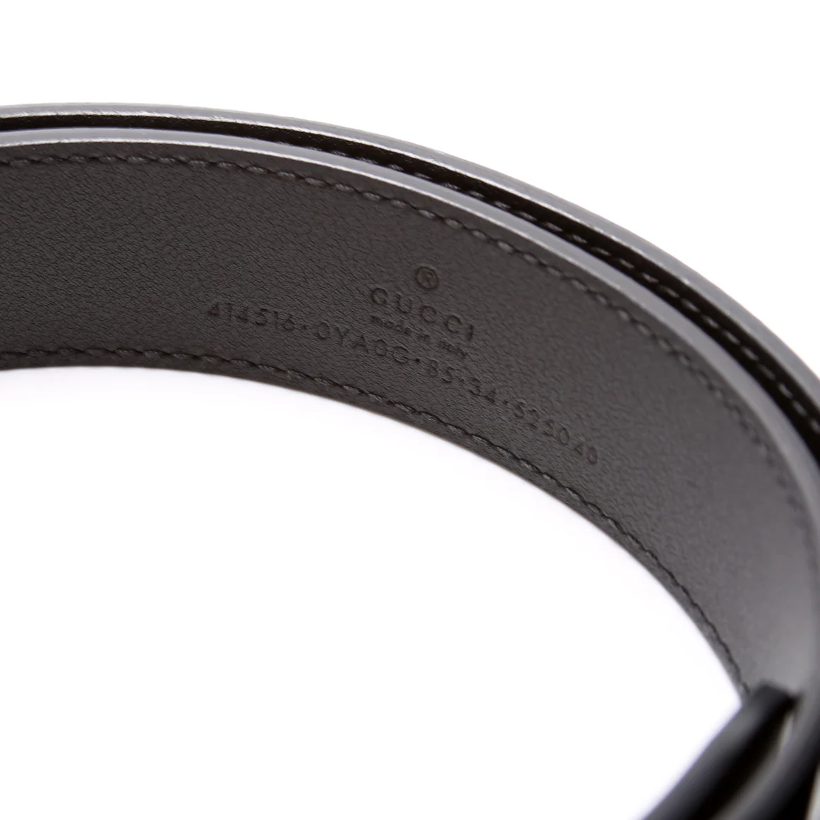 414516 GG Marmont Belt Size 85/34 Black - Image 5