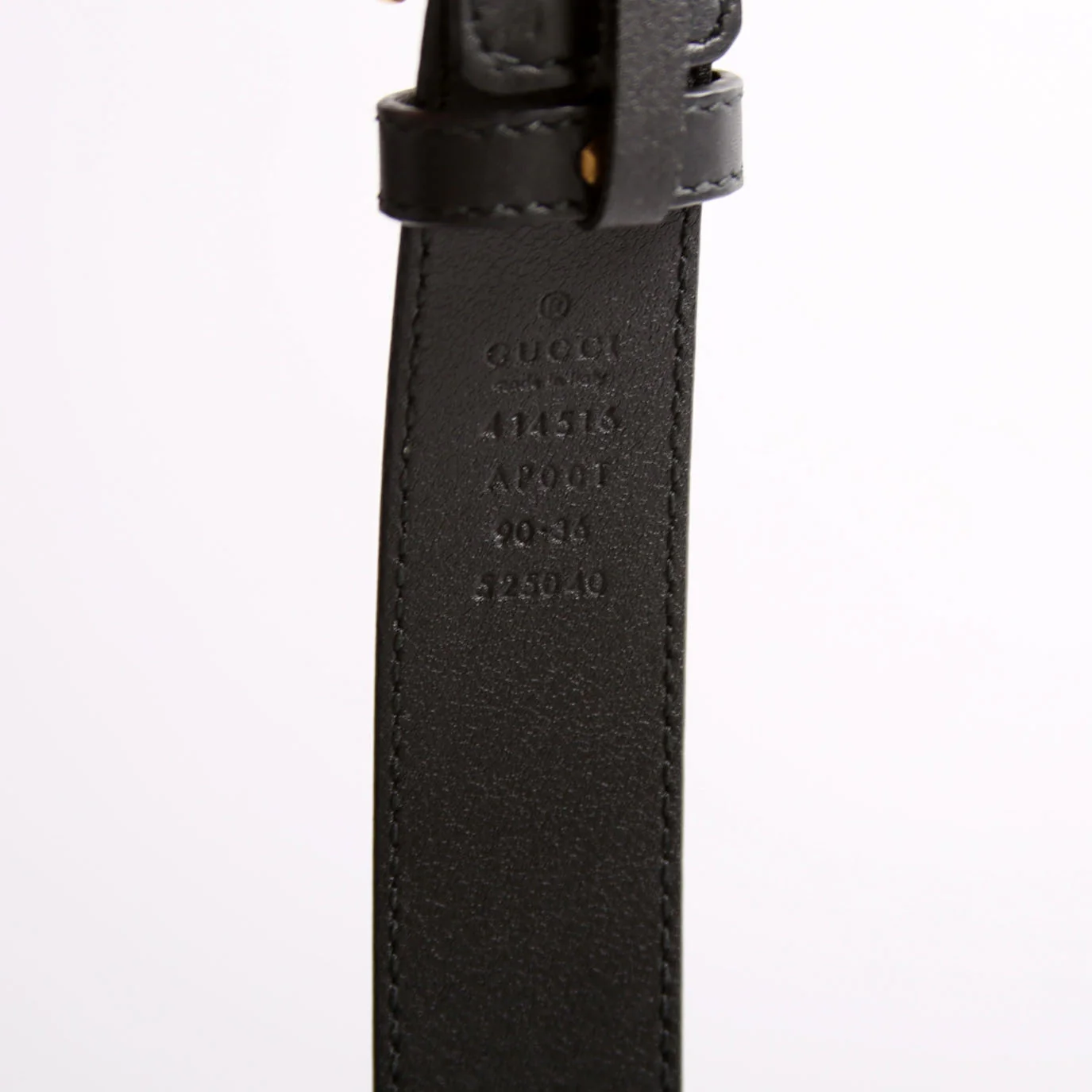 414516 GG Marmont Belt Size 90/36 Black - Image 5