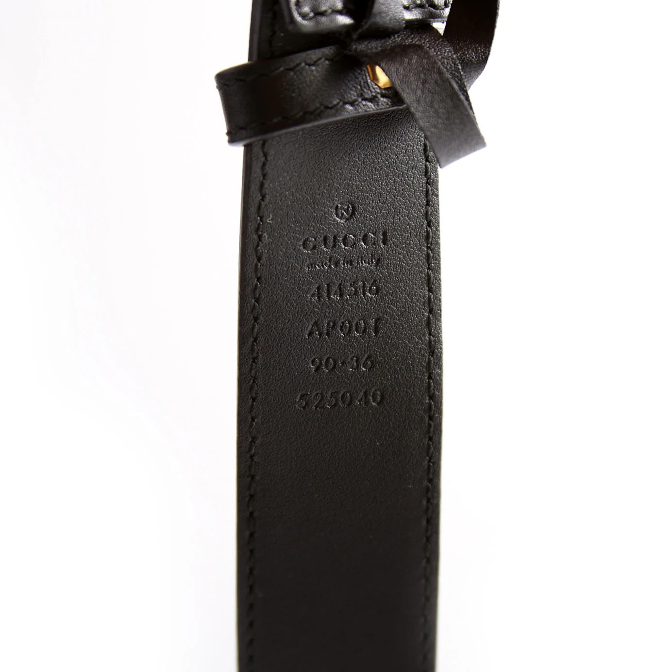 414516 GG Marmont Belt Size 90/36 Black - Image 4