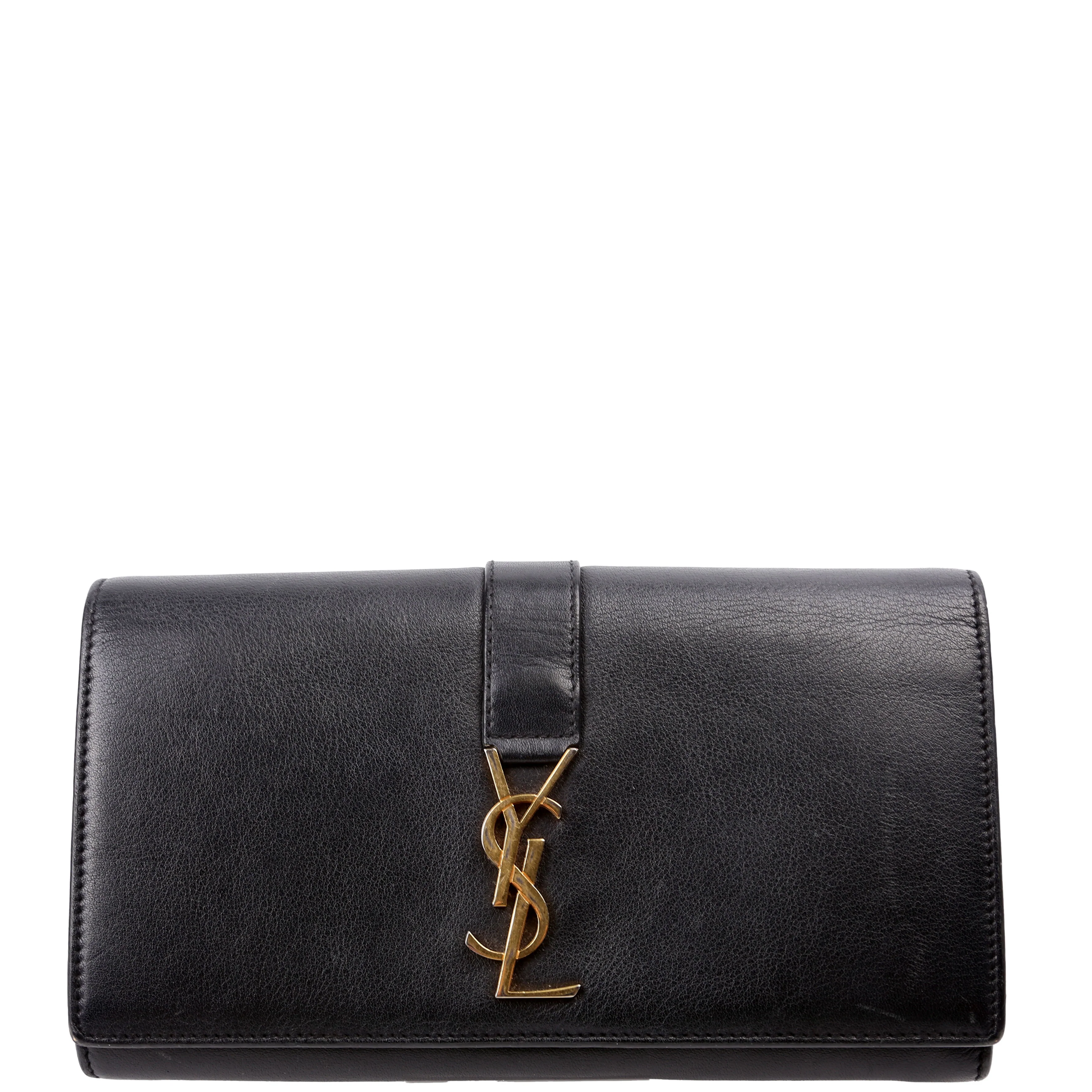 414567 Continental Flap Wallet Black