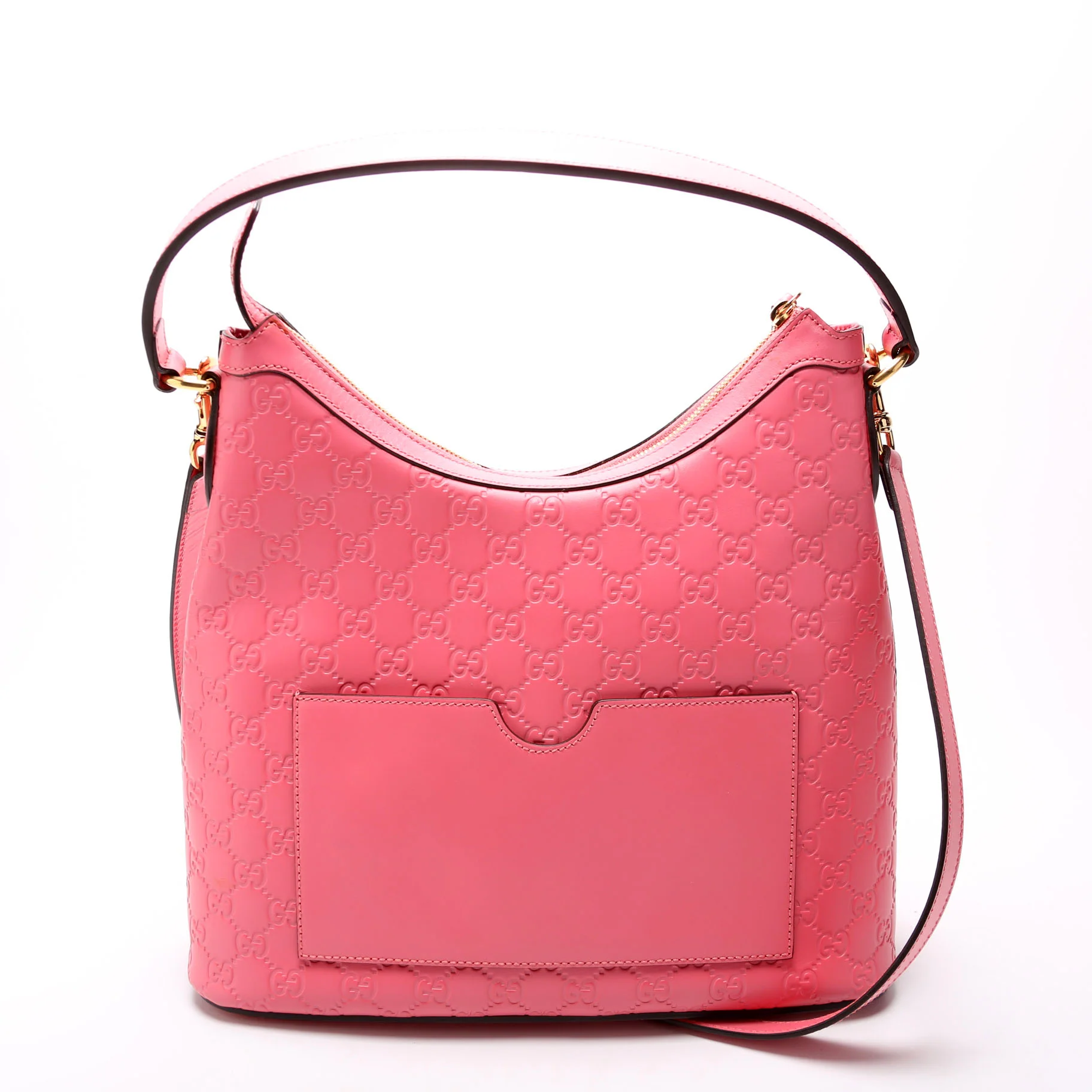 414930 GG Sig Leather Hobo Pink - Image 3