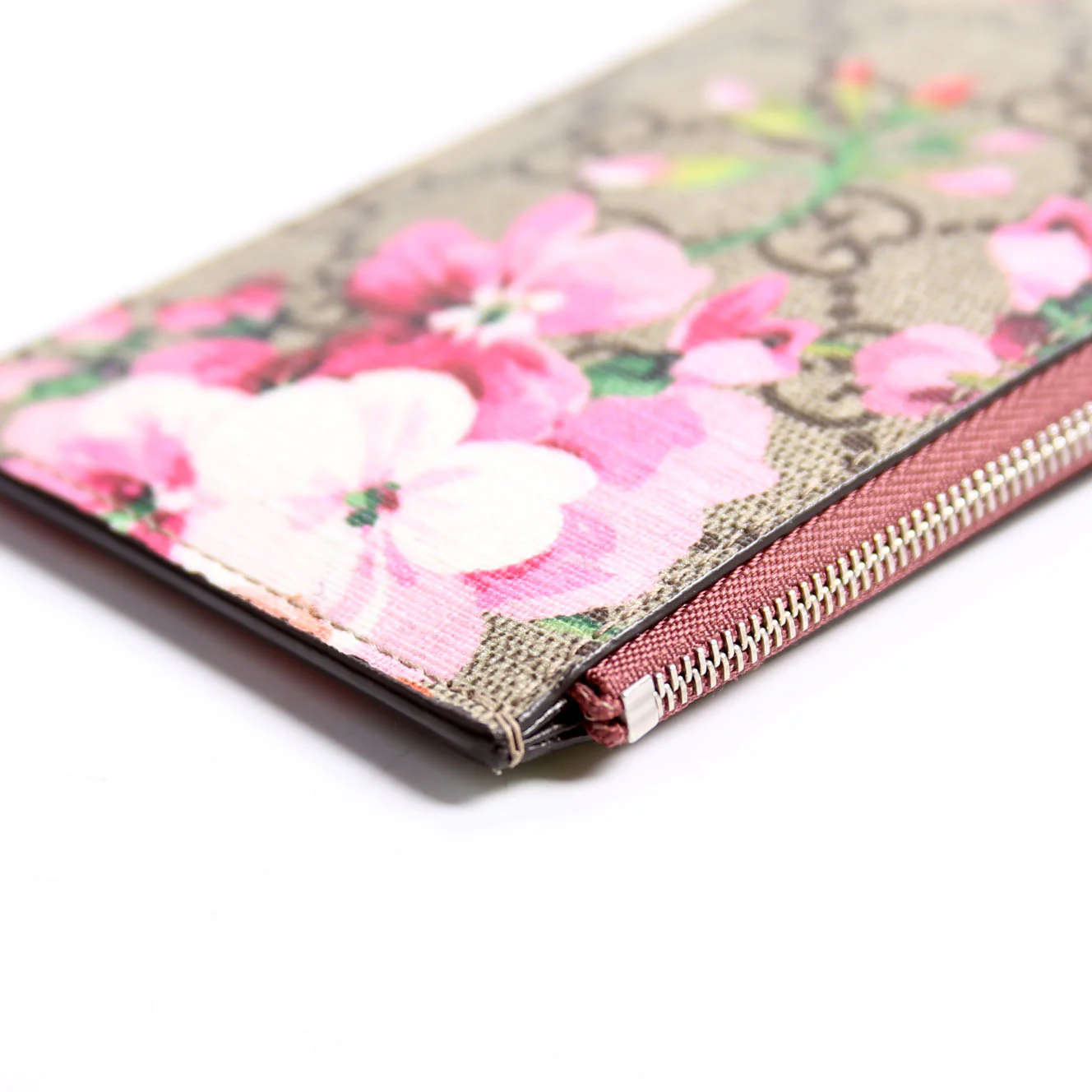 421311 GG Blooms Key Pouch Mauve - Image 8