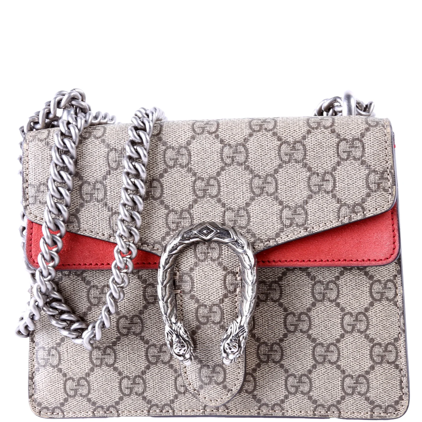 421970 Dionysus GG Shoulder Mini Red
