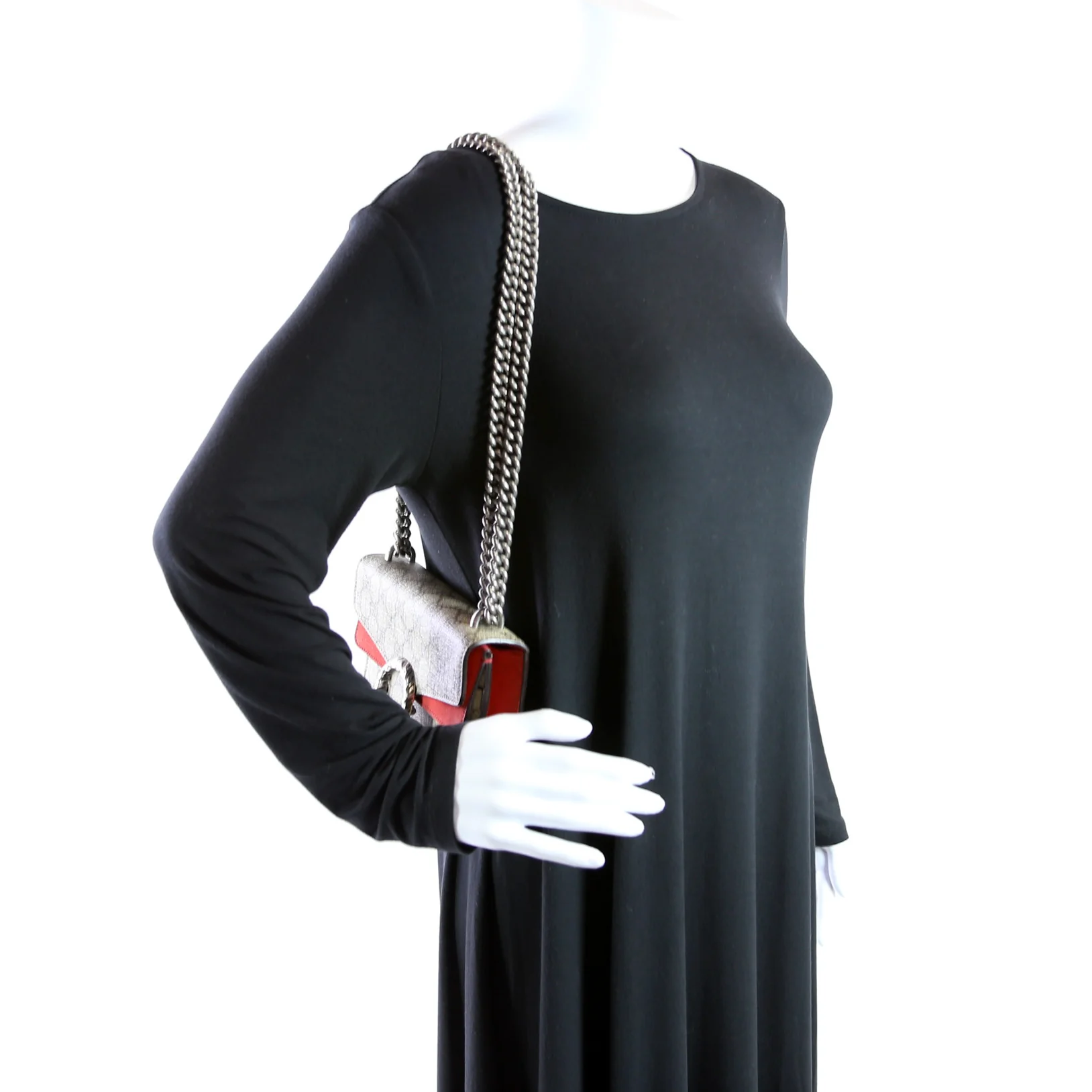 421970 Dionysus GG Shoulder Mini Red - Image 13