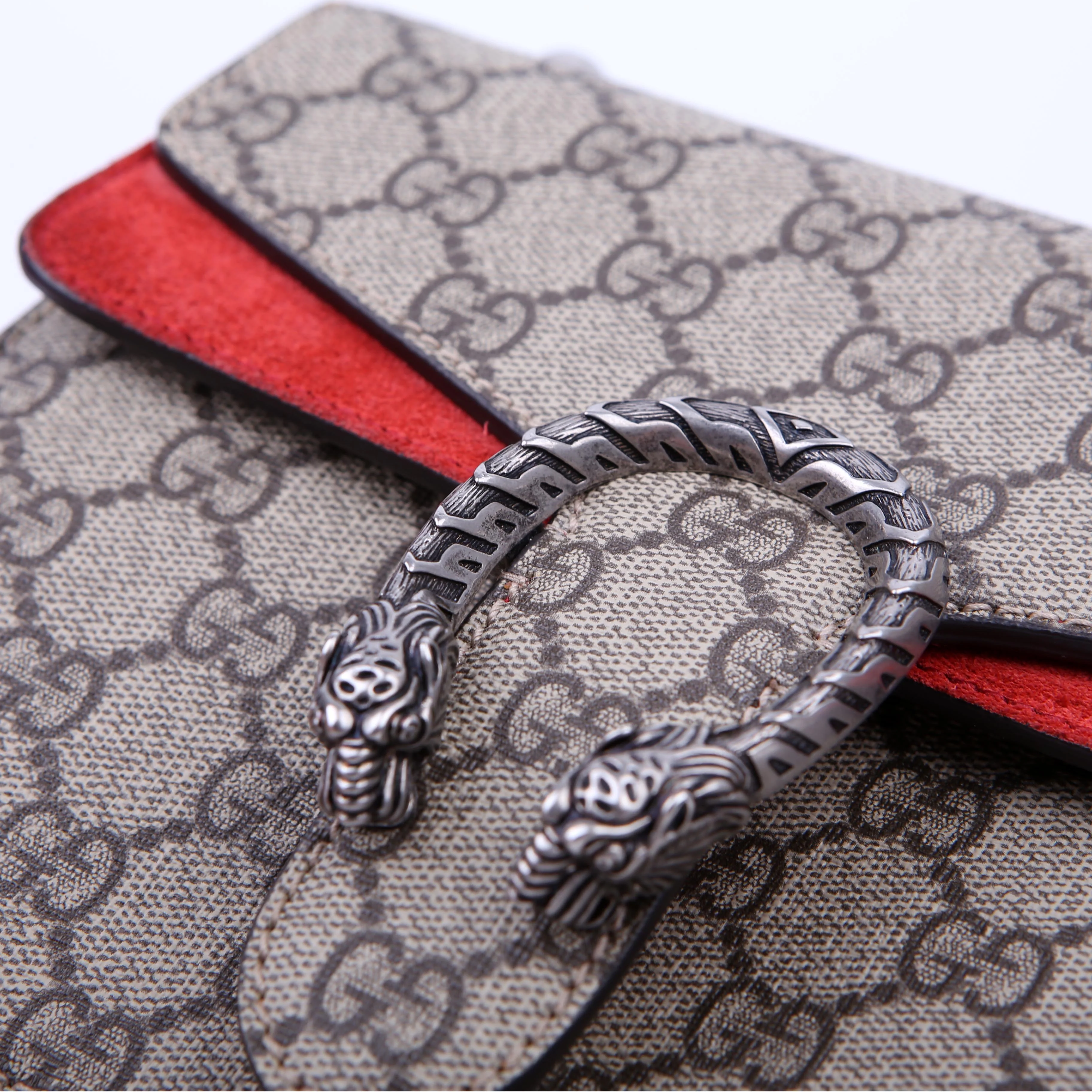 421970 Dionysus GG Shoulder Mini Red - Image 8