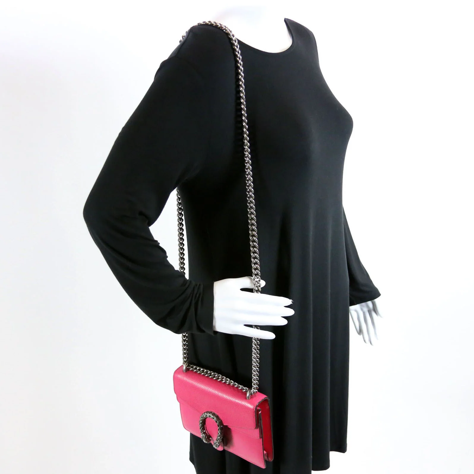 421970 Dionysus Leather Shoulder Mini - Image 10