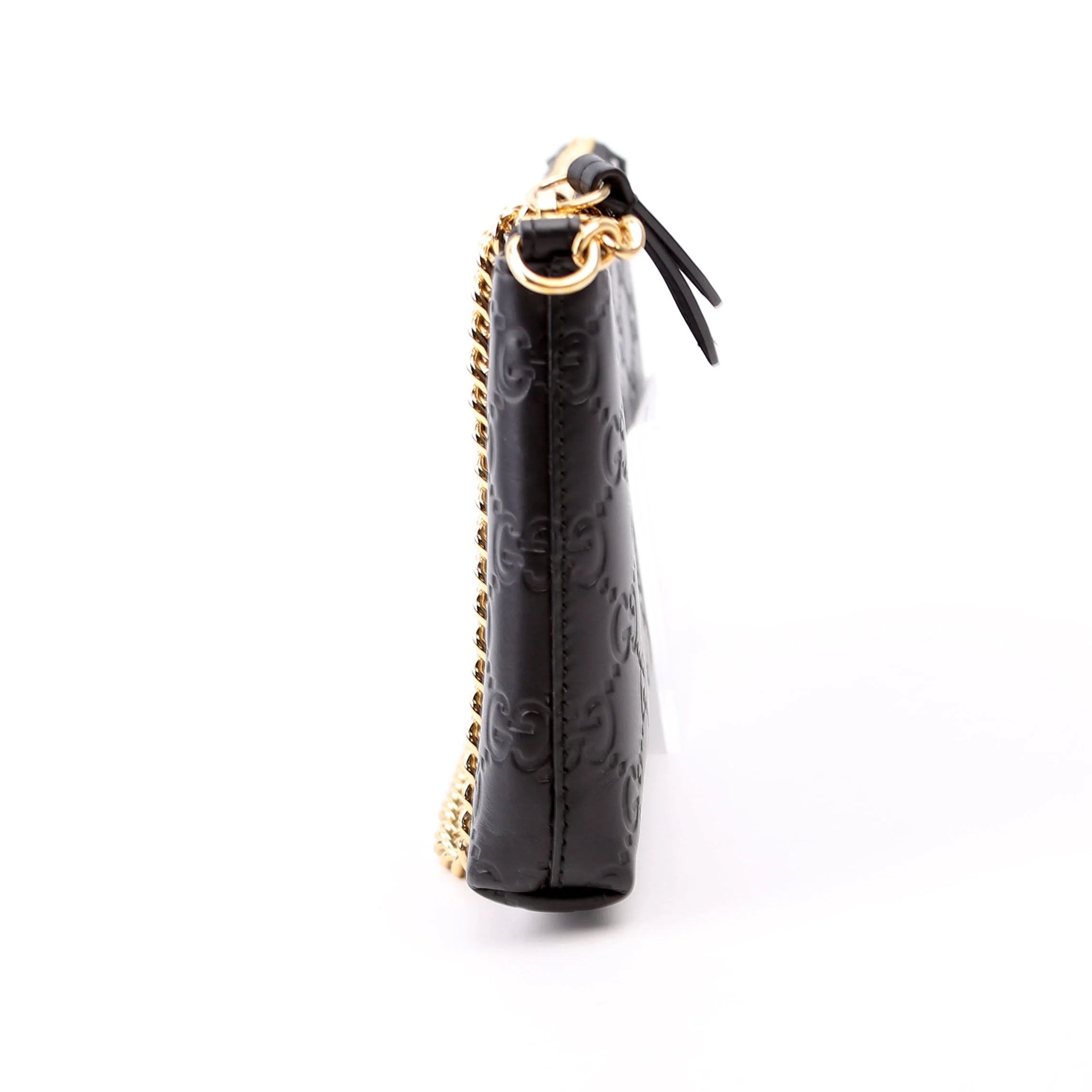 428449 GG Leather Wristlet Black - Image 3