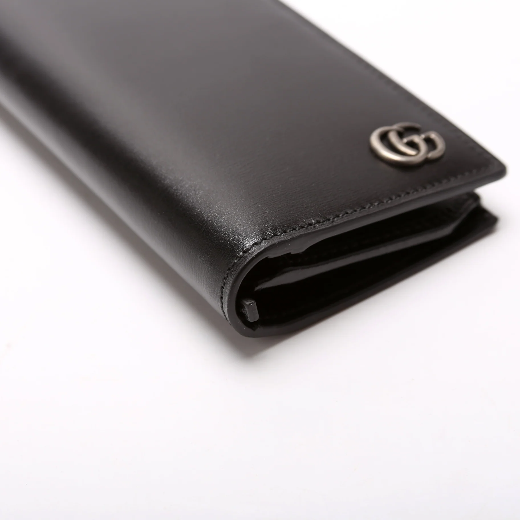 428740 Marmont Bi Fold Long Wallet Black - Image 5