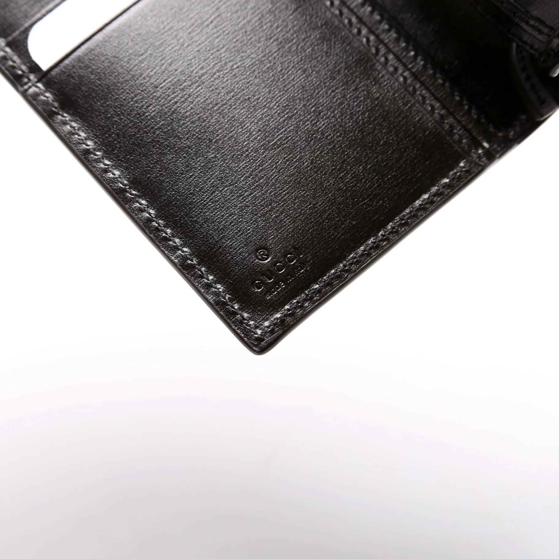 428740 Marmont Bi Fold Long Wallet Black - Image 7