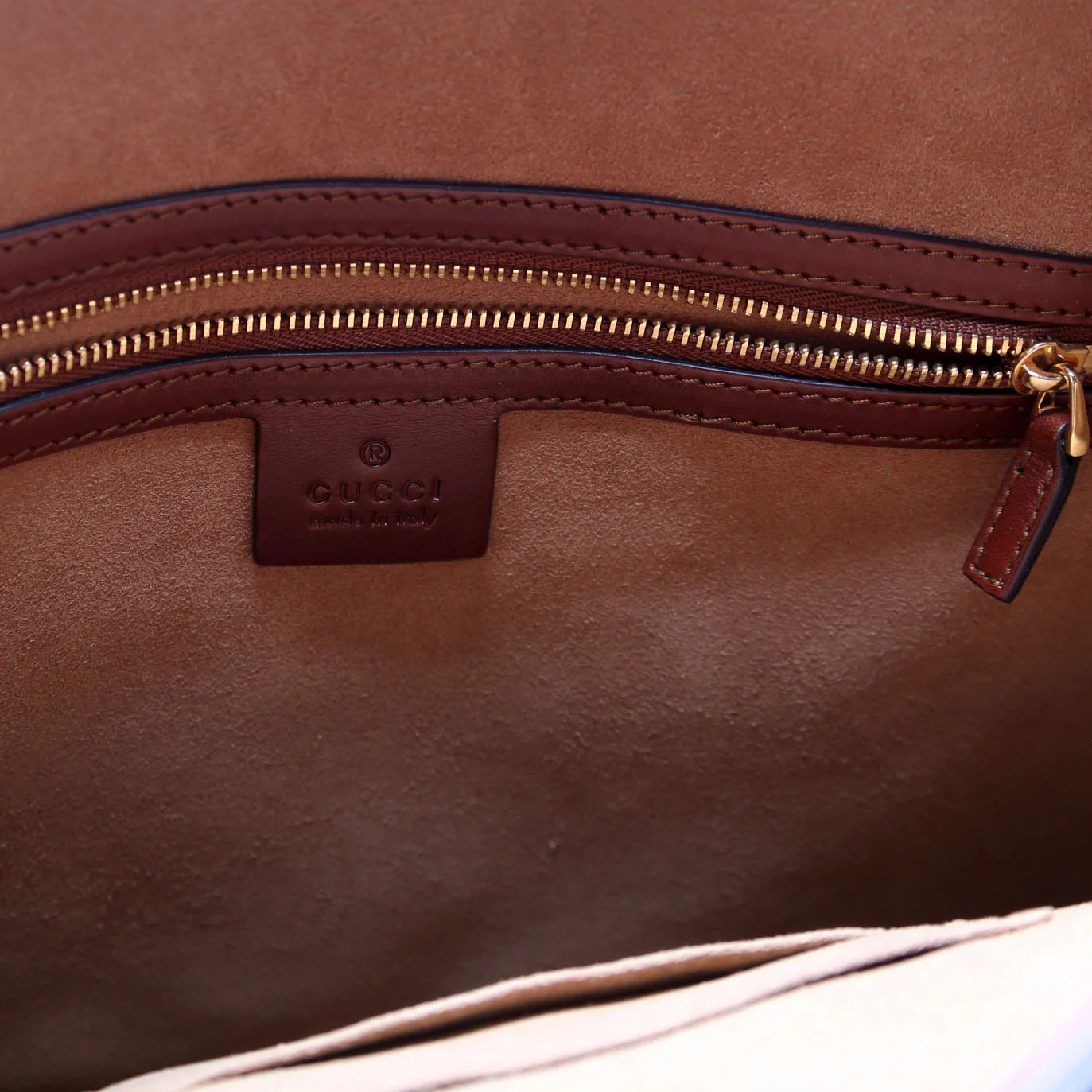 429147 GG Supreme Fold Over Tote Brown - Image 8