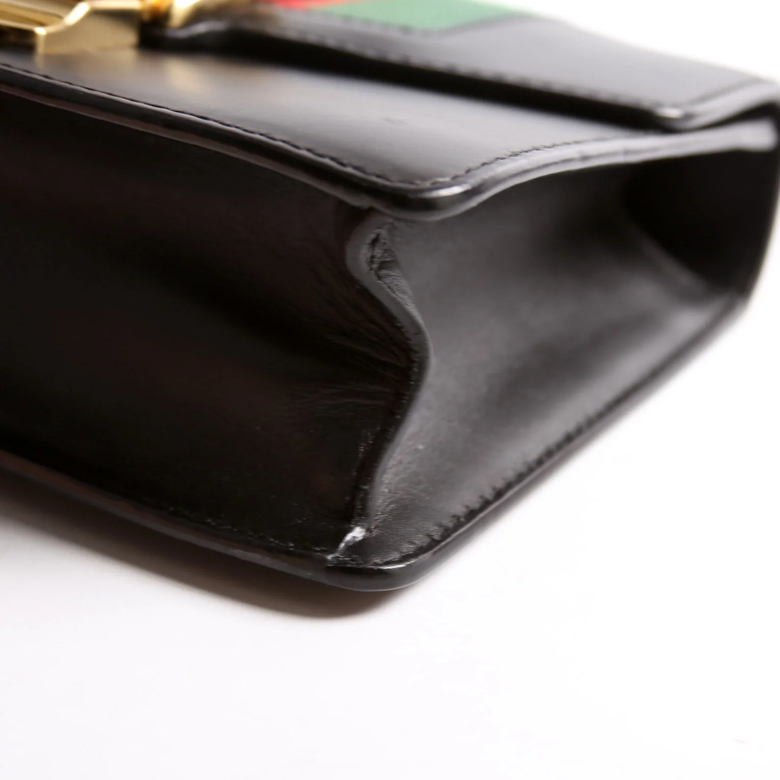 431666 Sylvie Mini Shoulder Bag Leather Black - Image 7