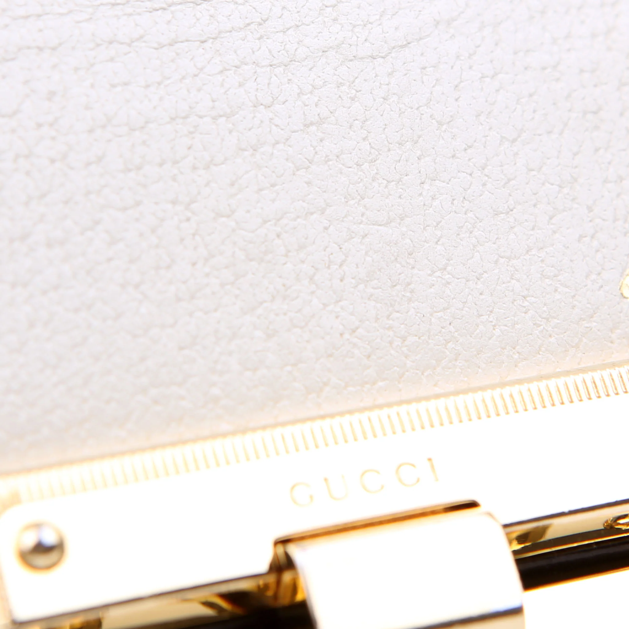 432182 Padlock Bee Star Leather Small Cream - Image 12