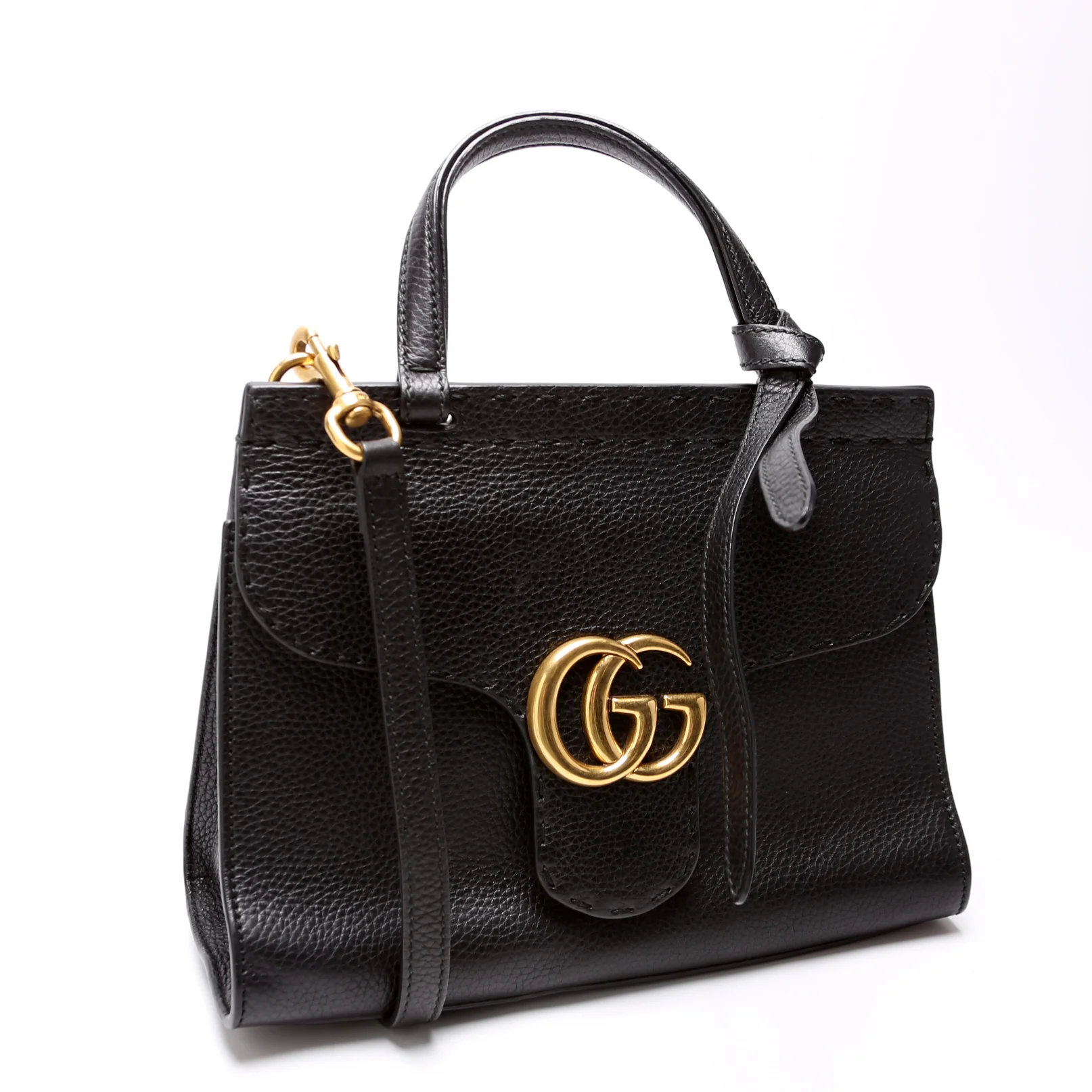 442622 Mini Marmont Top Handle Black - Image 2