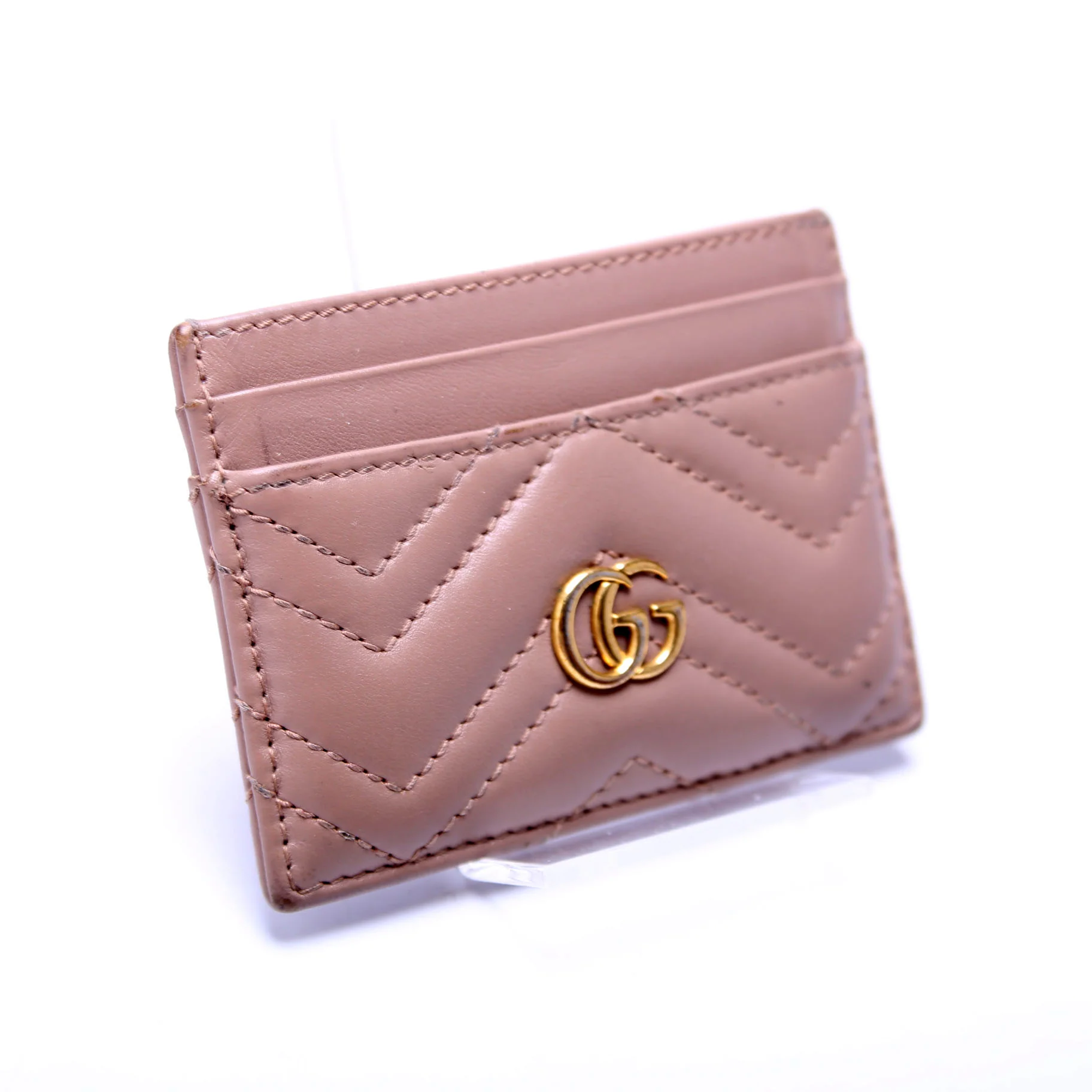 443127 GG Marmont Card Holder Beige - Image 2