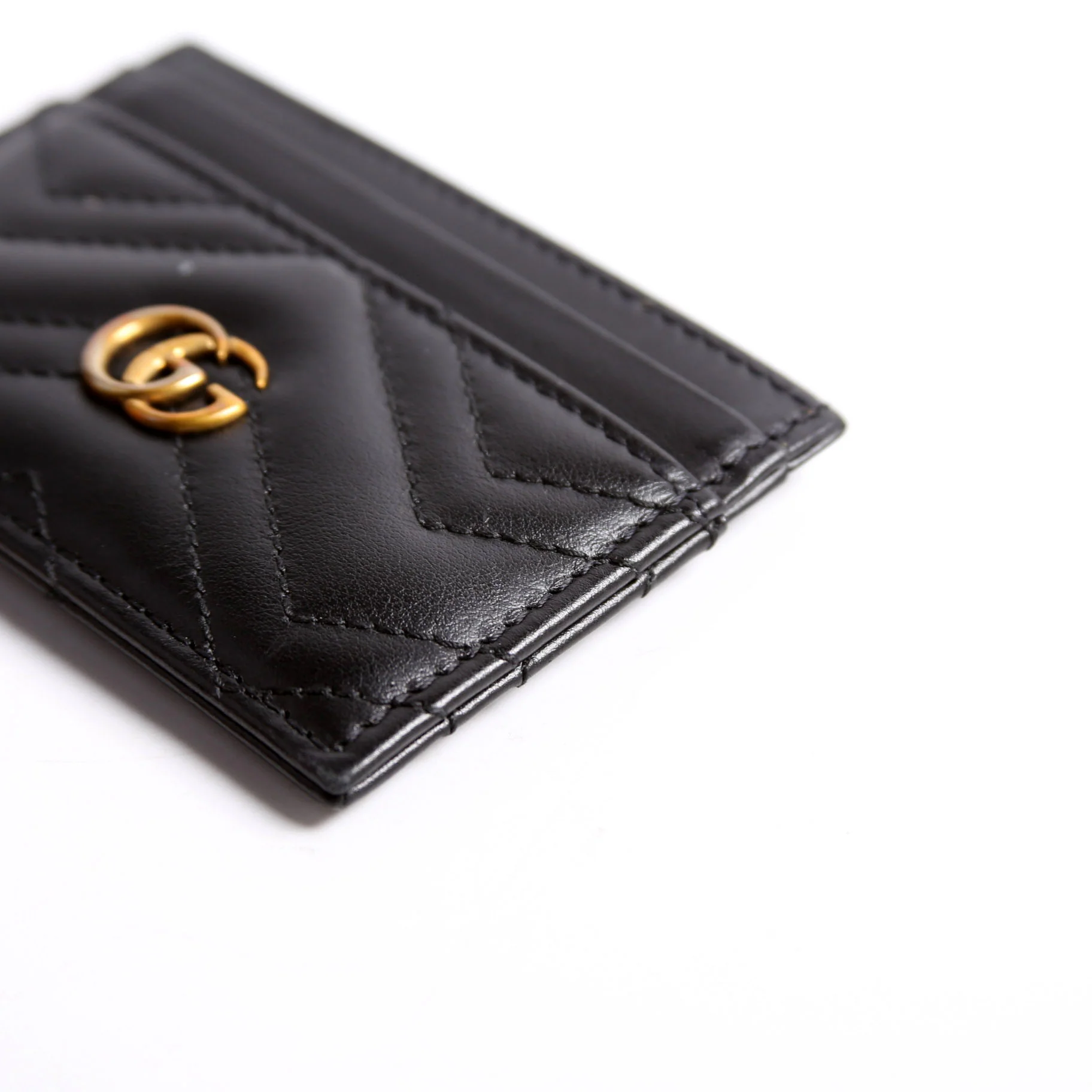 443127 GG Marmont Card Holder Black - Image 5