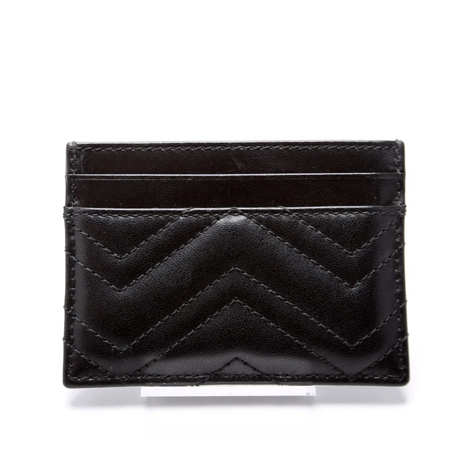 443127 GG Marmont Card Holder Black - Image 3