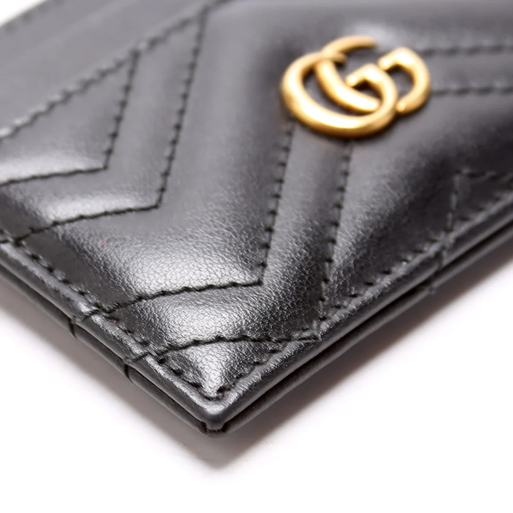 443127 GG Marmont Card Holder Black - Image 5