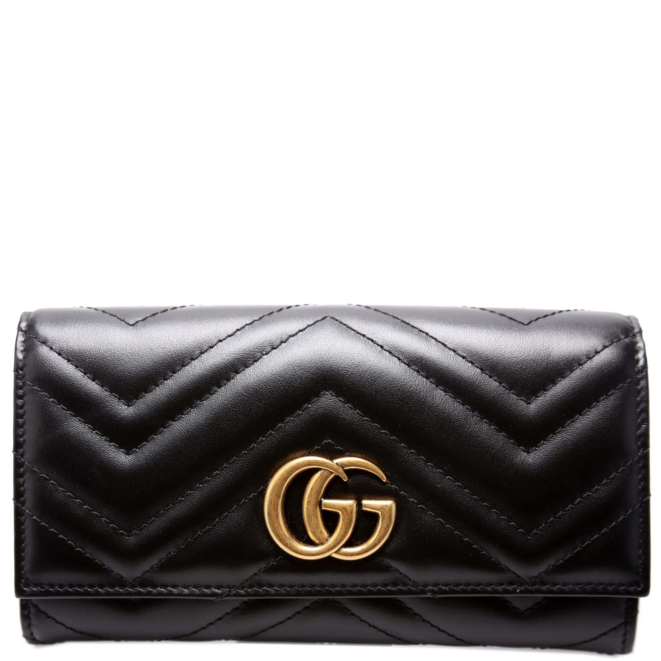 443436 Marmont Continental Wallet Black