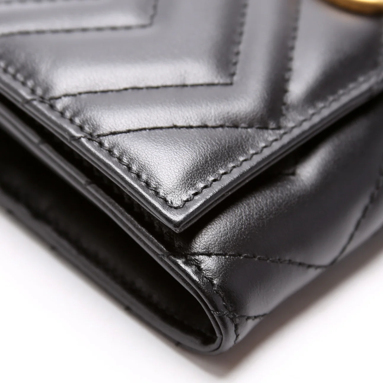 443436 Marmont Continental Wallet Black - Image 5