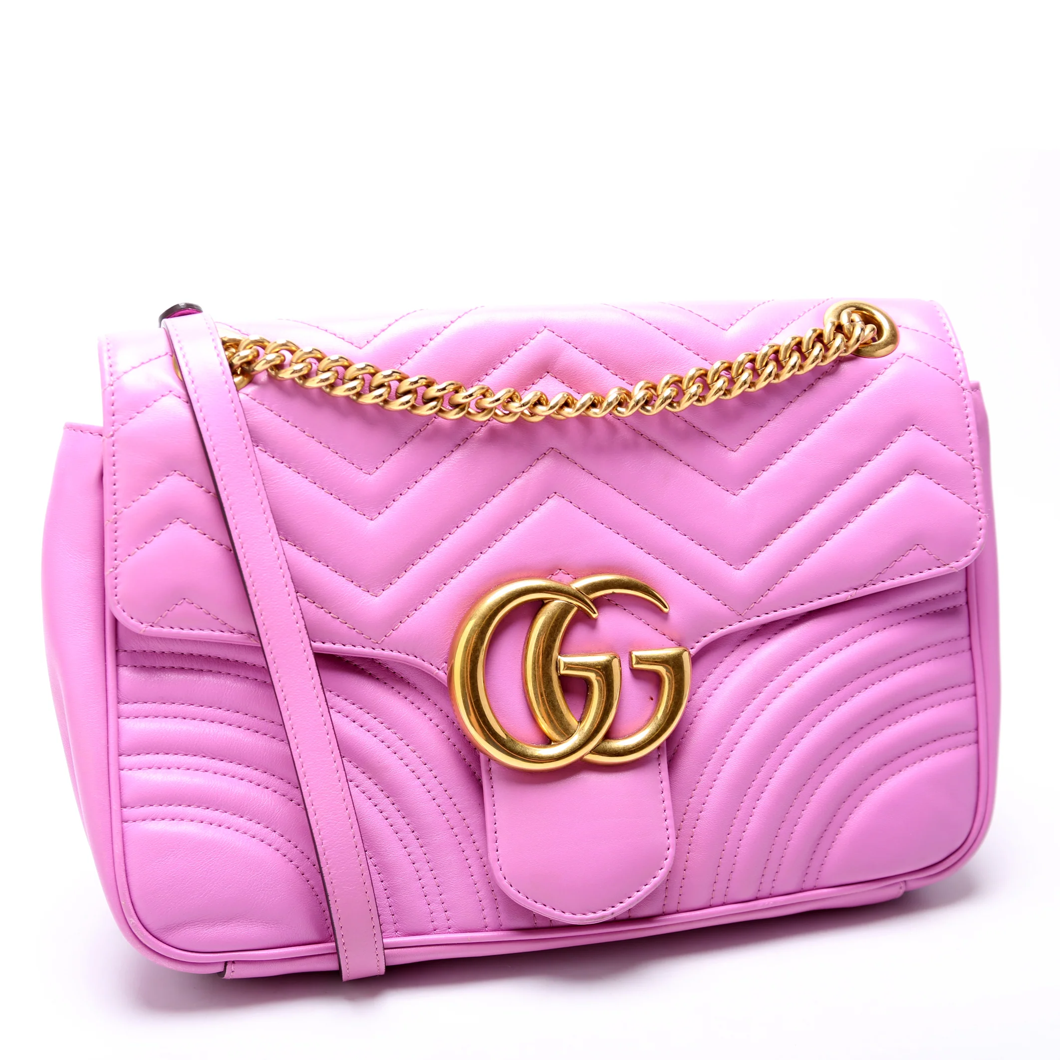 443496 Marmont Leather Shoulder Medium - Image 2