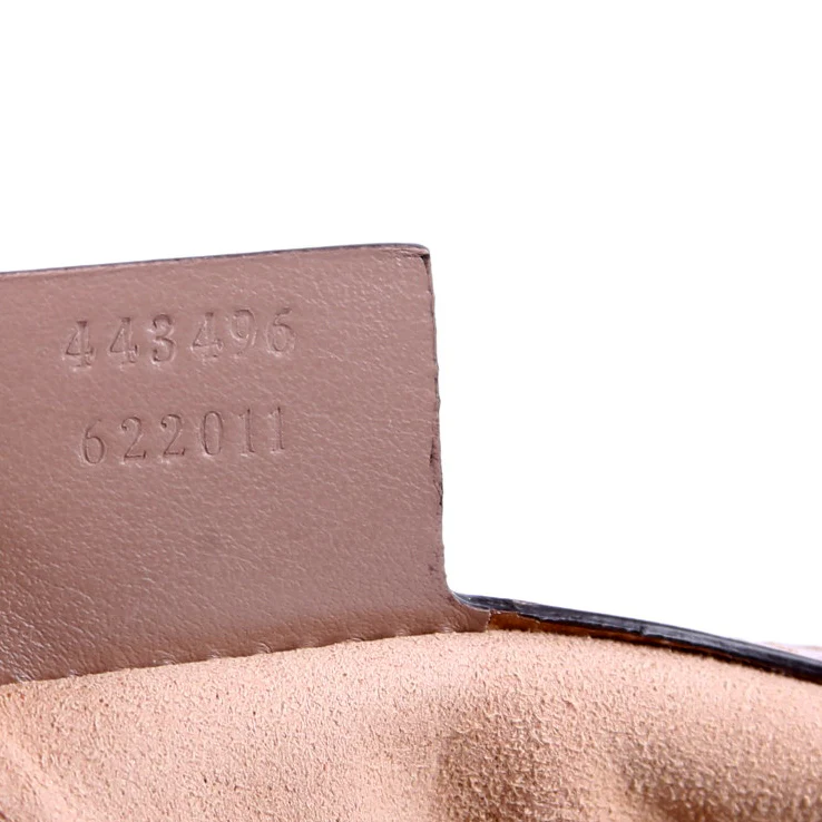 443496 Marmont Leather Shoulder Medium Mauve - Image 12