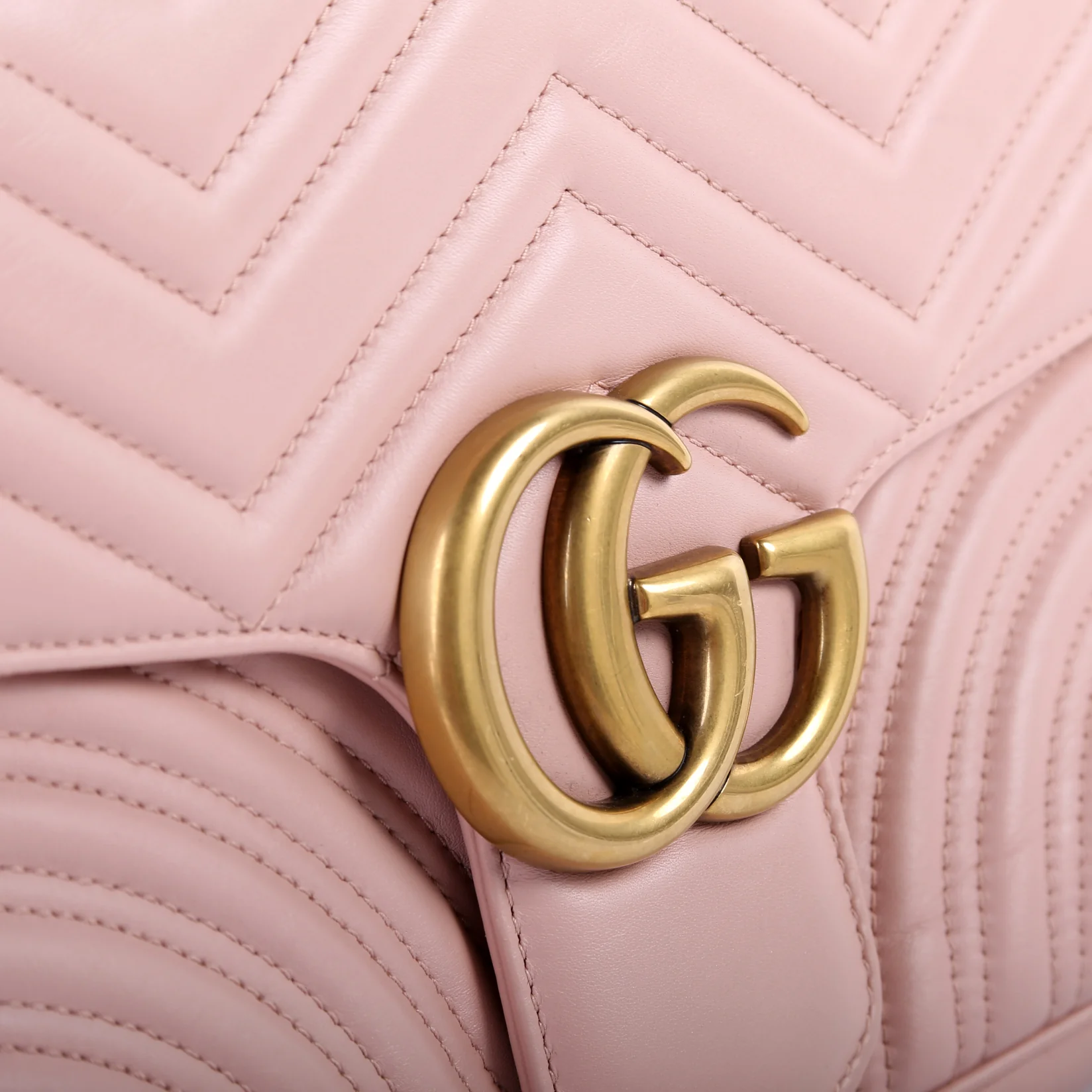 443496 Marmont Leather Shoulder Medium Pink - Image 9