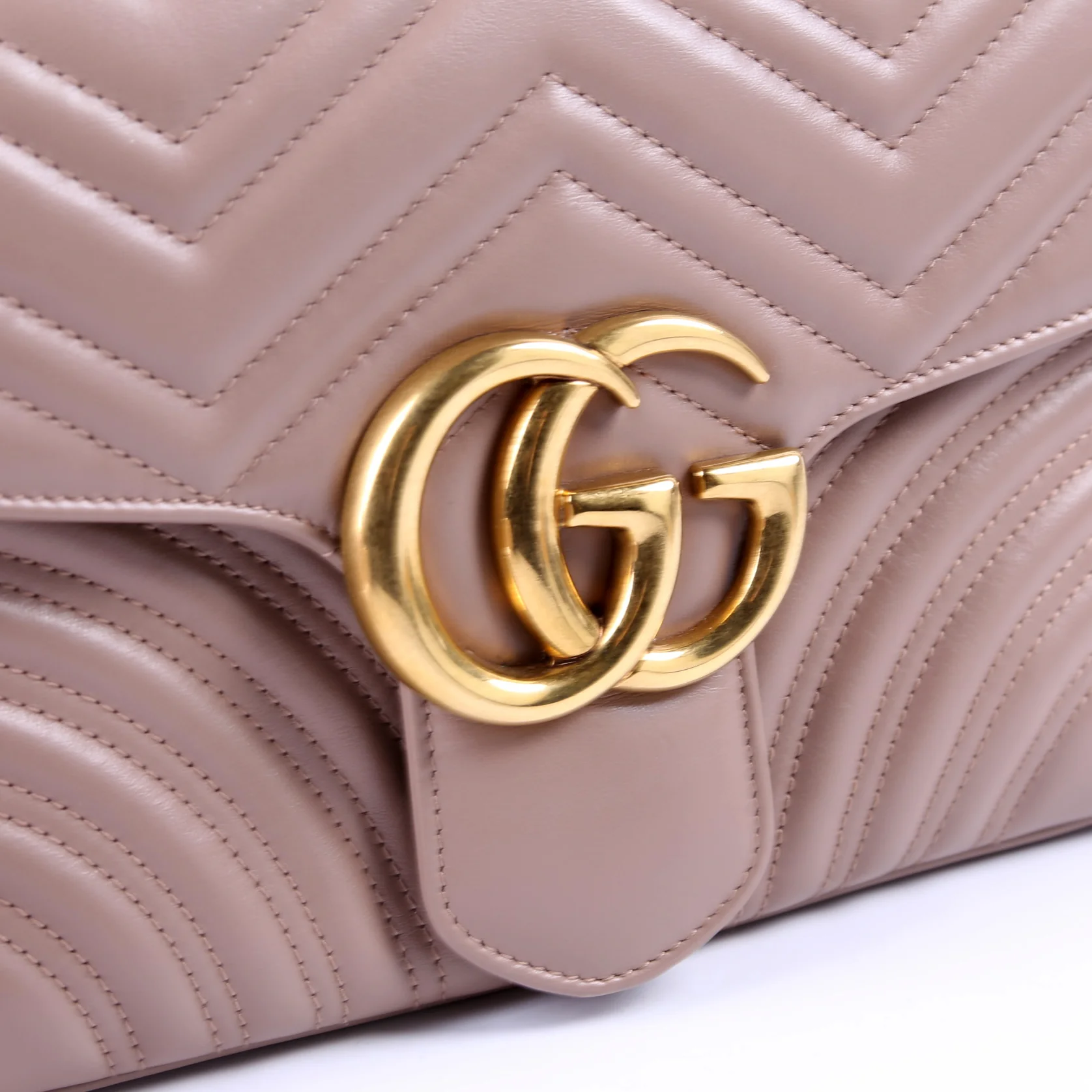 443496 Marmont Leather Shoulder Medium Tan - Image 8