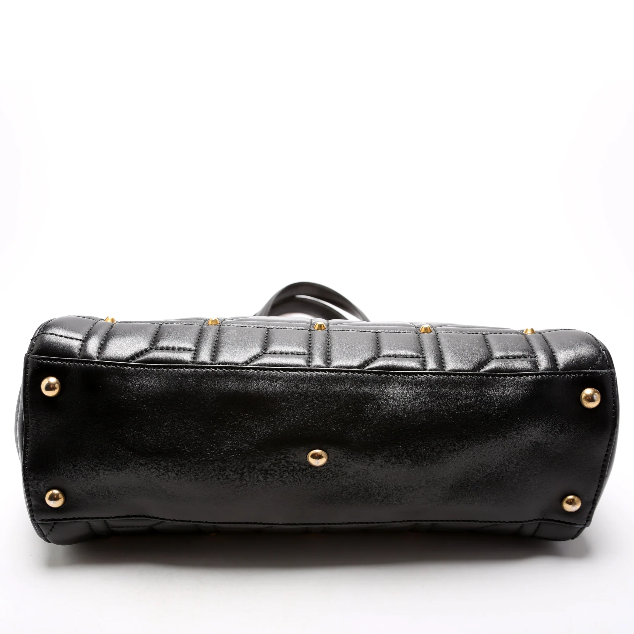 443505 Marmont Studded Top Handle Black - Image 4