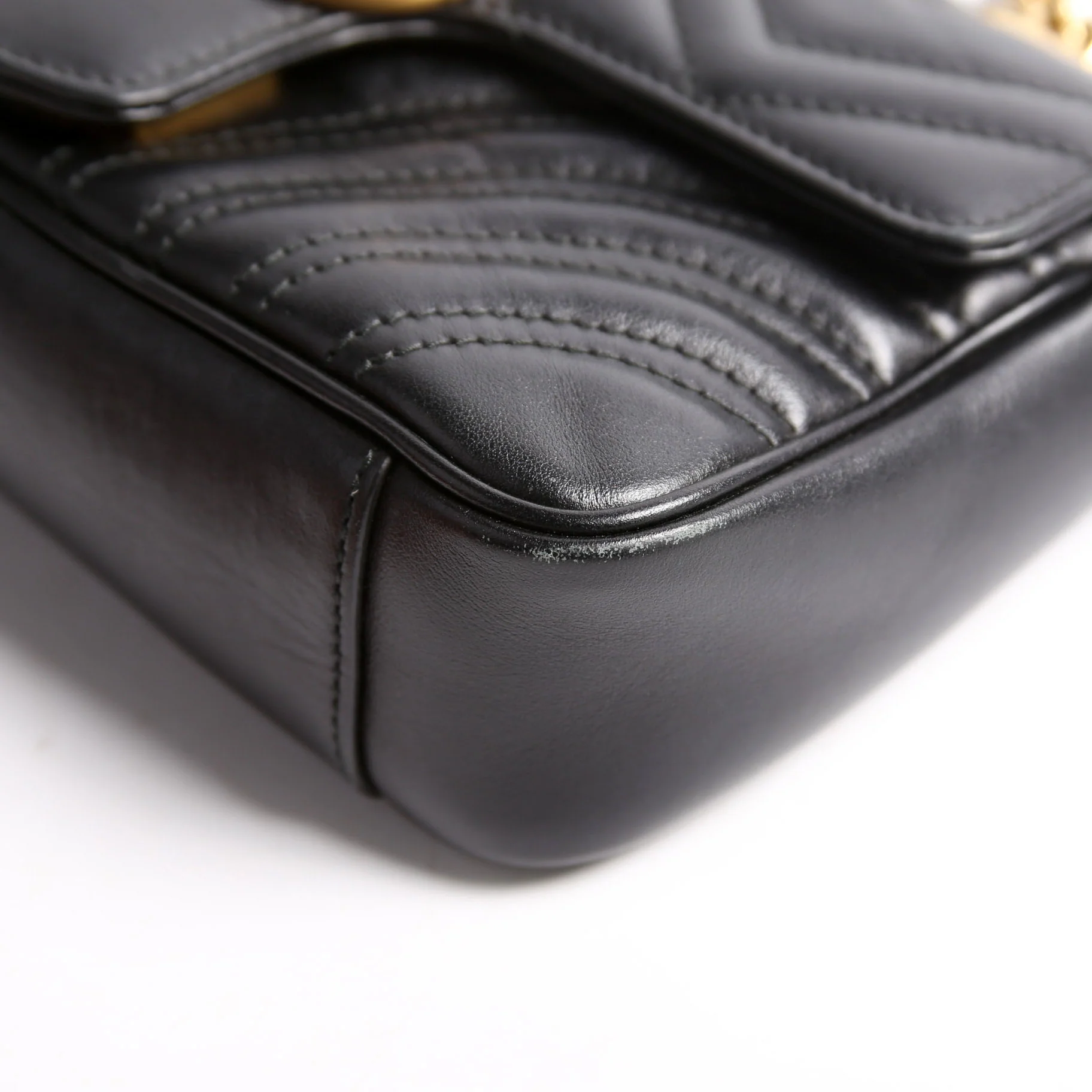 446744 Marmont Leather Shoulder Mini Flap - Image 5