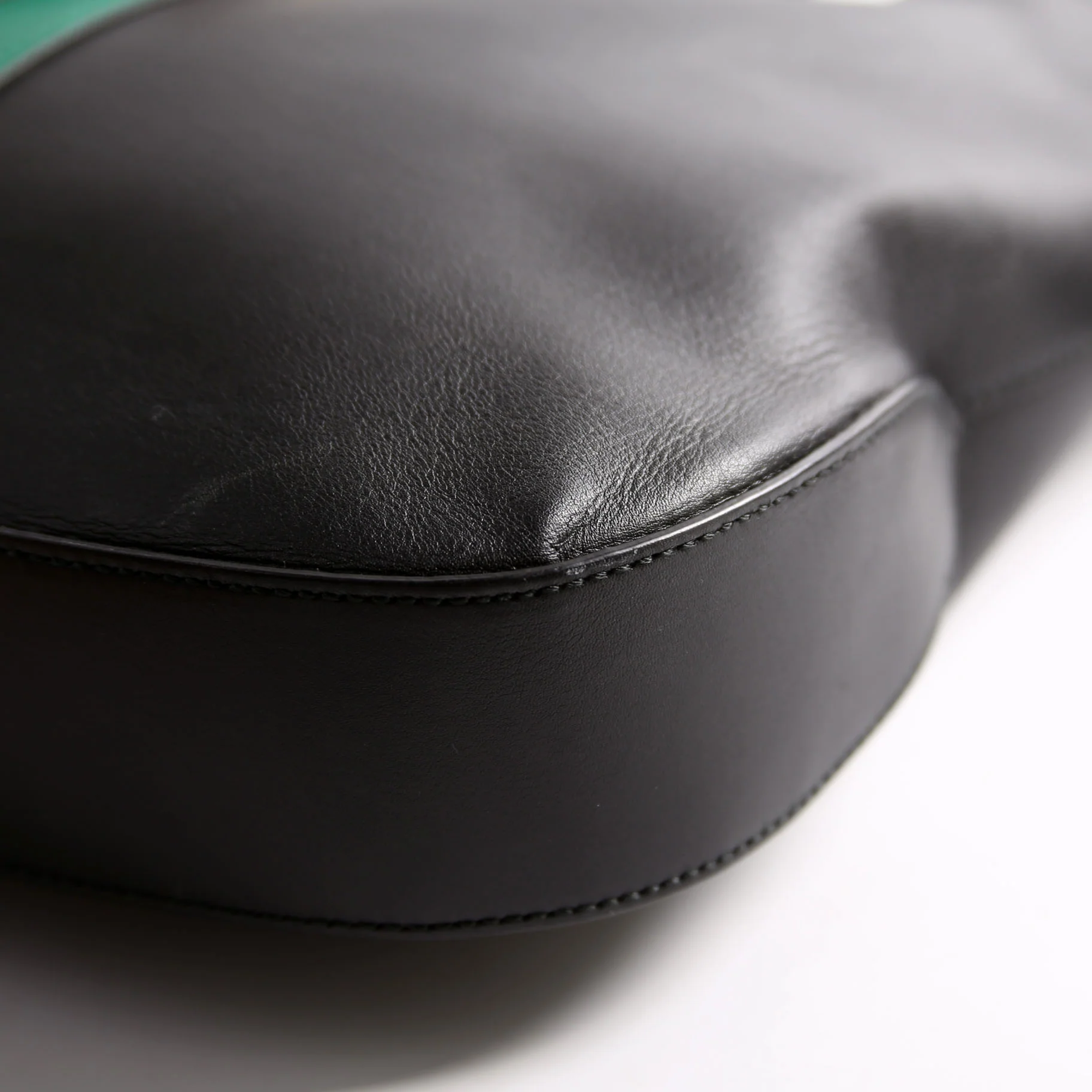 44687 Web Stripe Dionysus Leather Hobo Black - Image 5