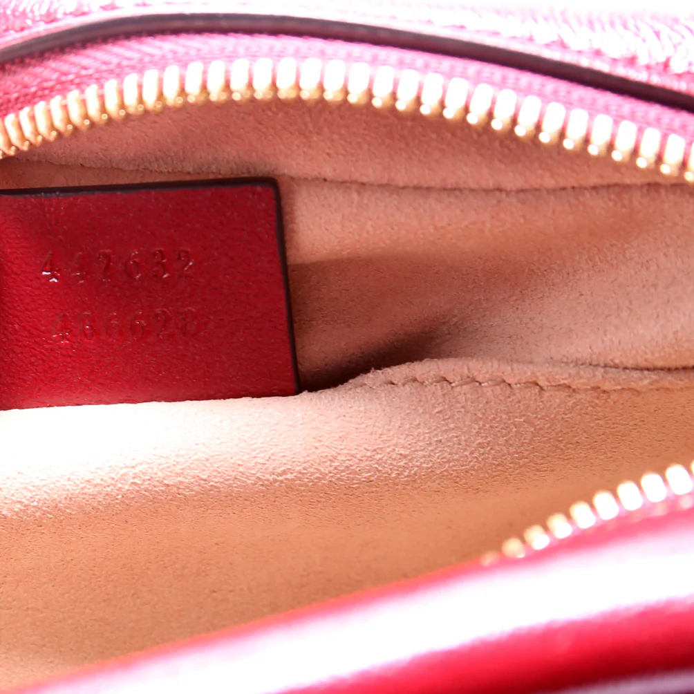 447632 Marmont Sall Canvas Camera Bag Red - Image 9