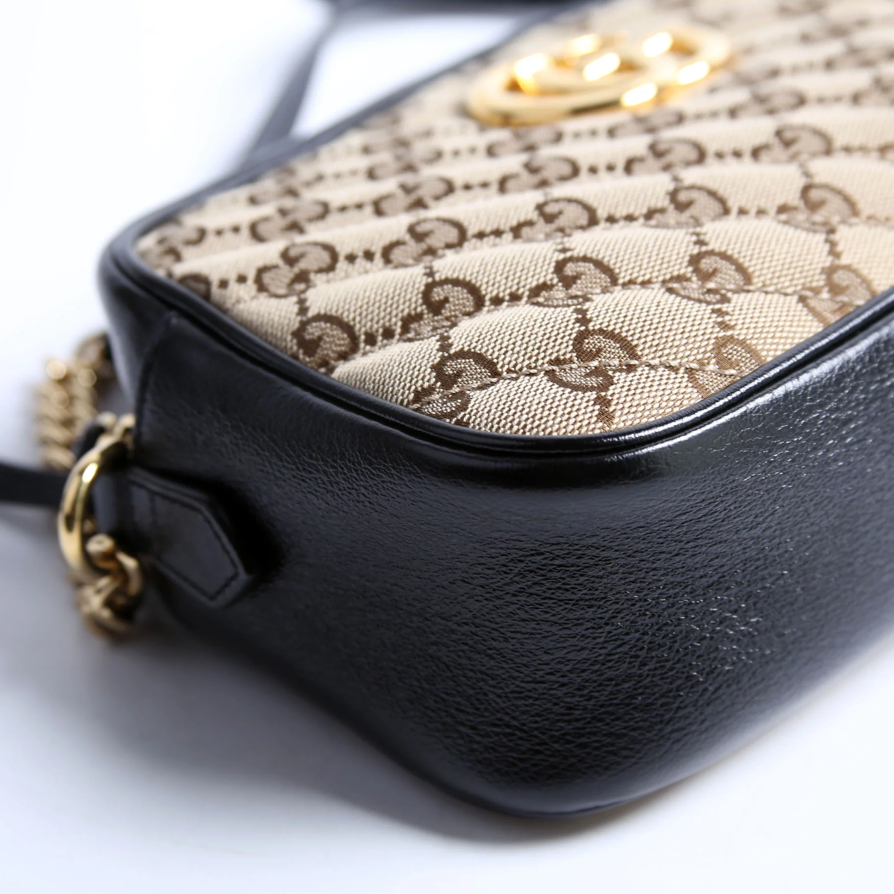 447632 Marmont Small Canvas Camera Black - Image 3