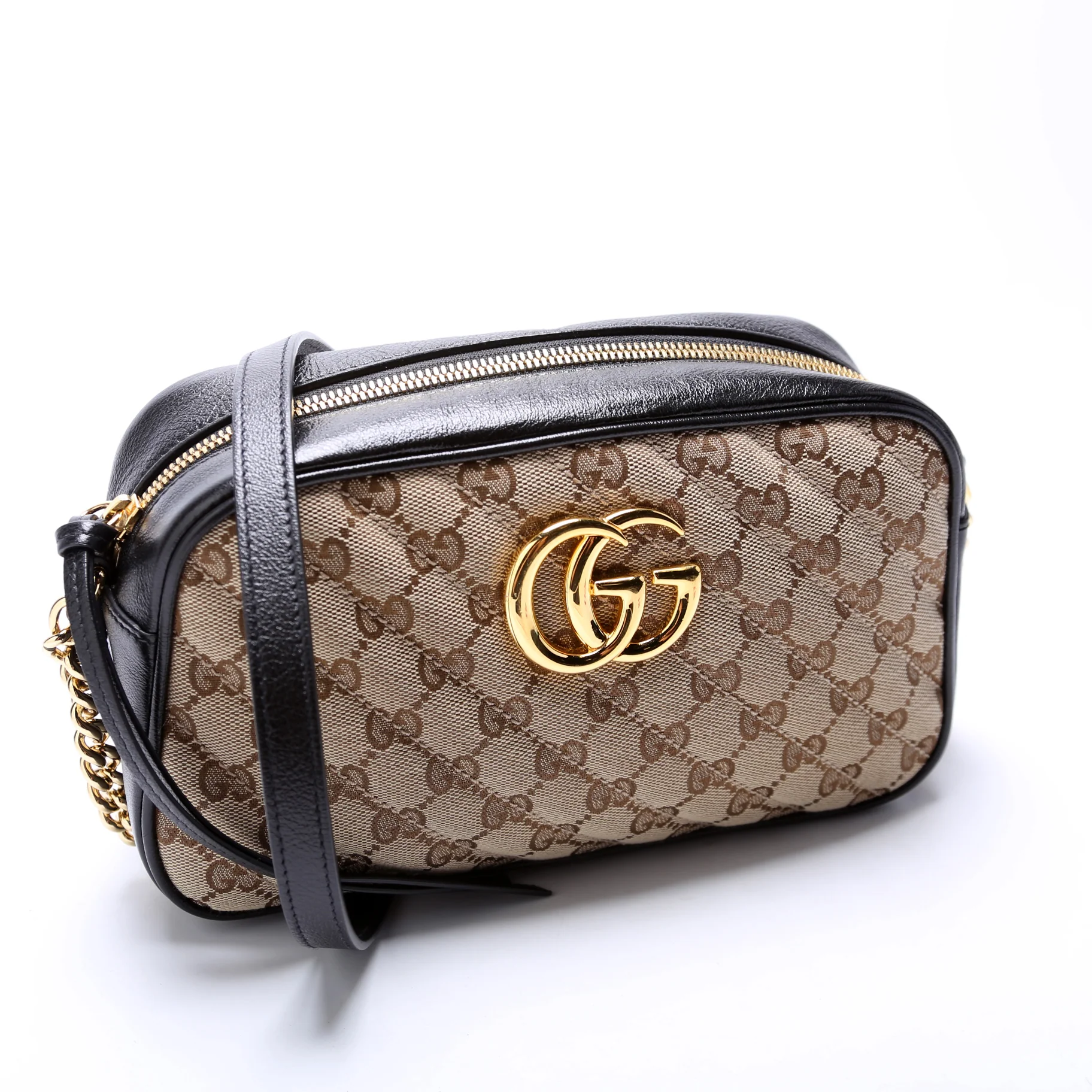 447632 Marmont Small Canvas Camera Black - Image 2